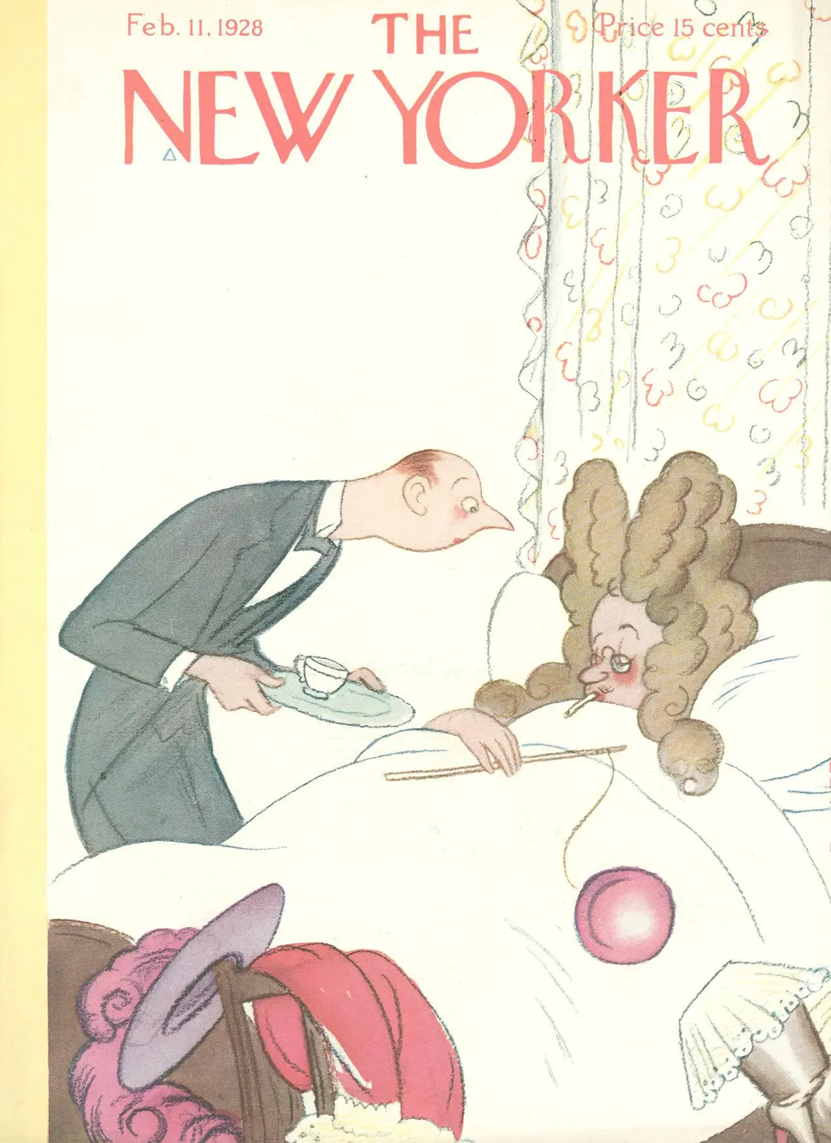 Обложка The New Yorker, 11 февраля 1928, художник Реа Ирвин
