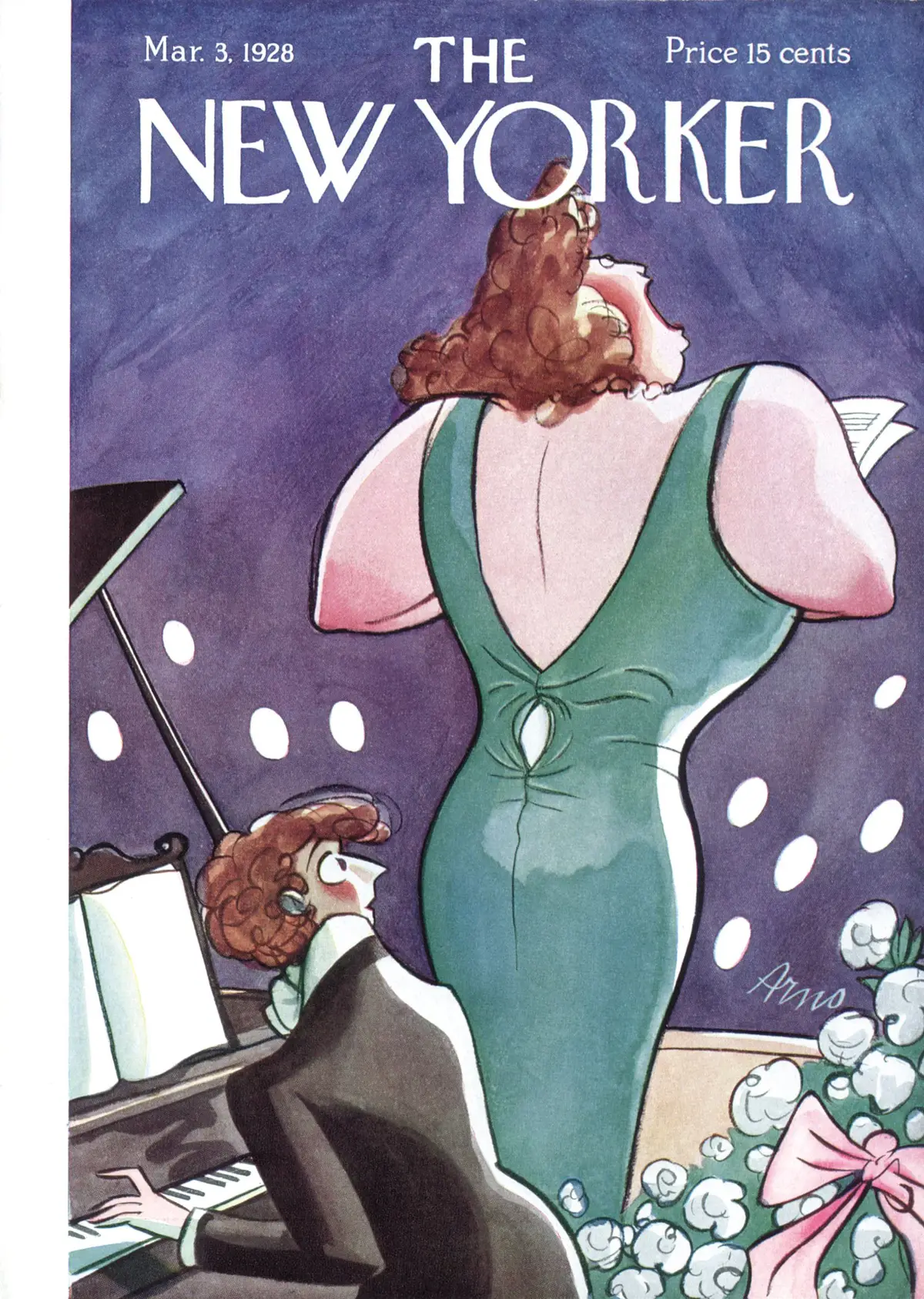 Обложка The New Yorker, 3 марта 1928, художник Питер Арно