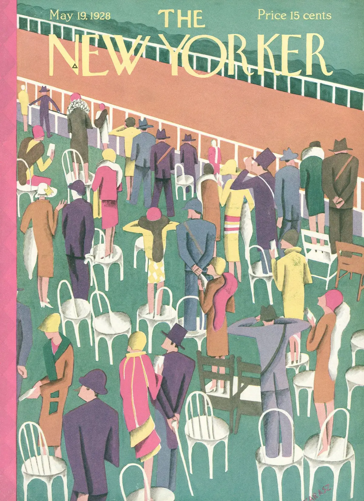Обложка The New Yorker, 19 мая 1928, художник Илонка Карас