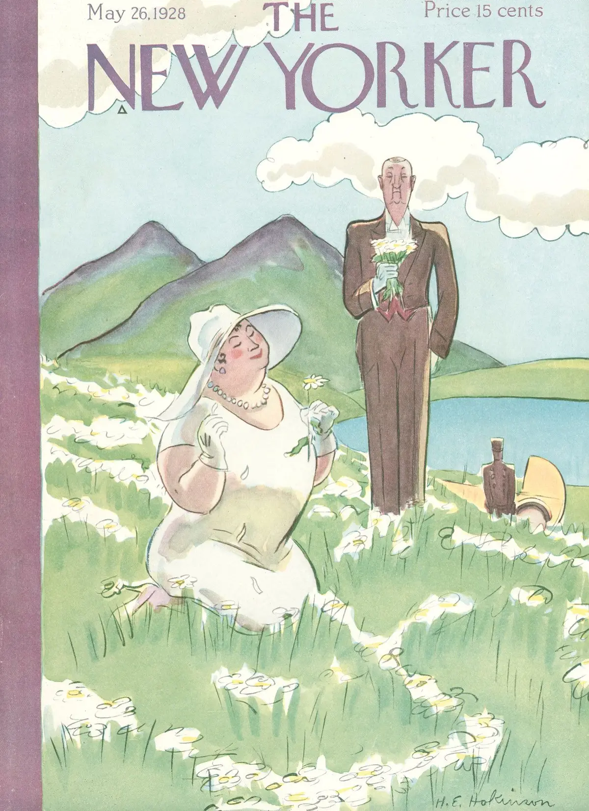 Обложка The New Yorker, 26 мая 1928, художник Хелен Э. Хокинсон
