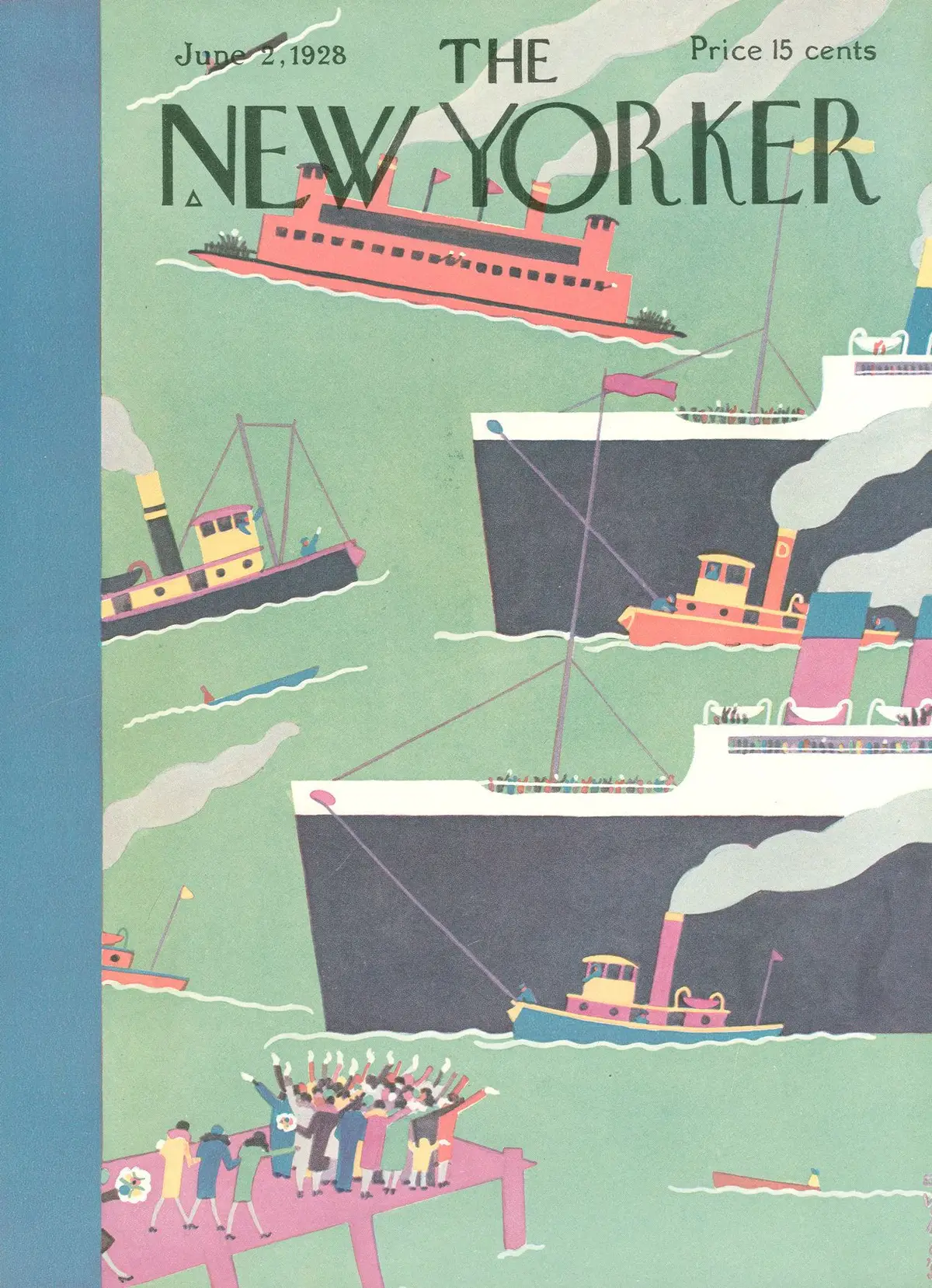 Обложка The New Yorker, 2 июня 1928, художник Сью Уильямс