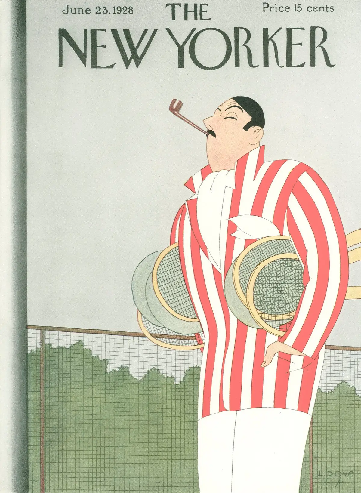 Обложка The New Yorker, 23 июня 1928, художник Леонард Дав