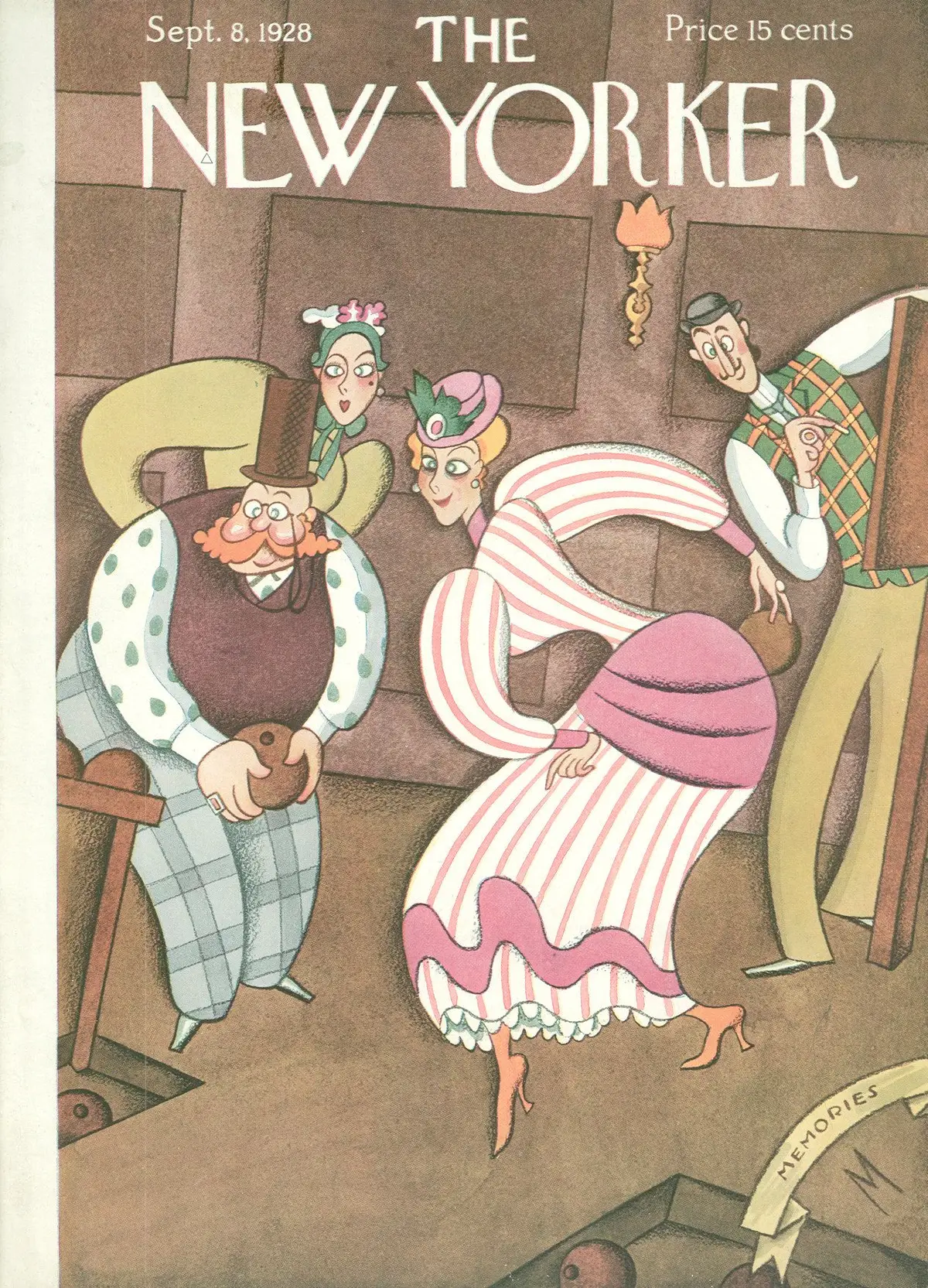 Обложка The New Yorker, 8 сентября 1928, художник Джулиан де Миски