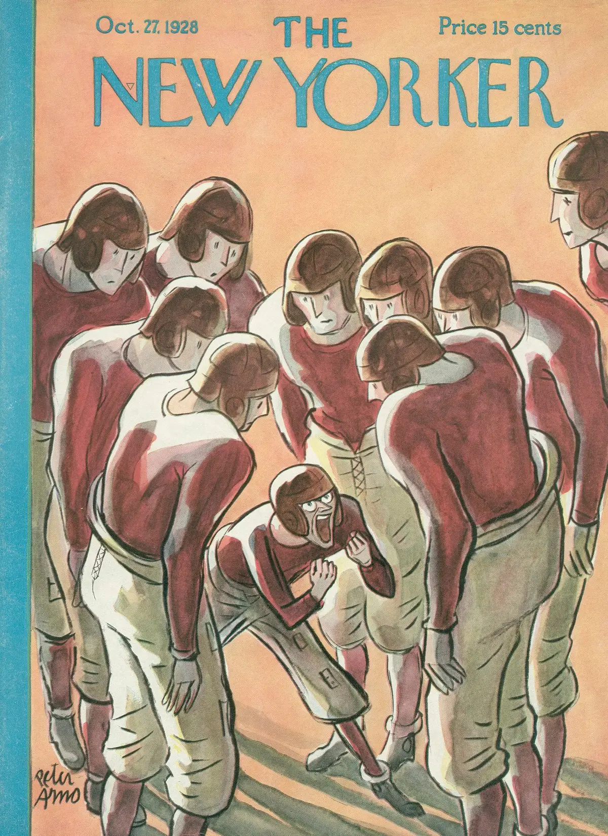 Обложка The New Yorker, 27 октября 1928, художник Питер Арно
