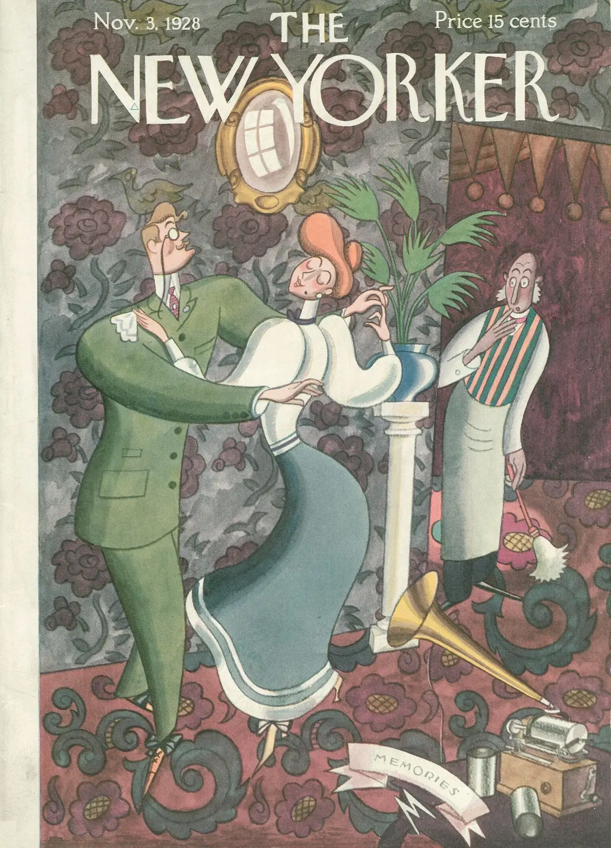 Обложка The New Yorker, 3 ноября 1928, художник Джулиан де Миски