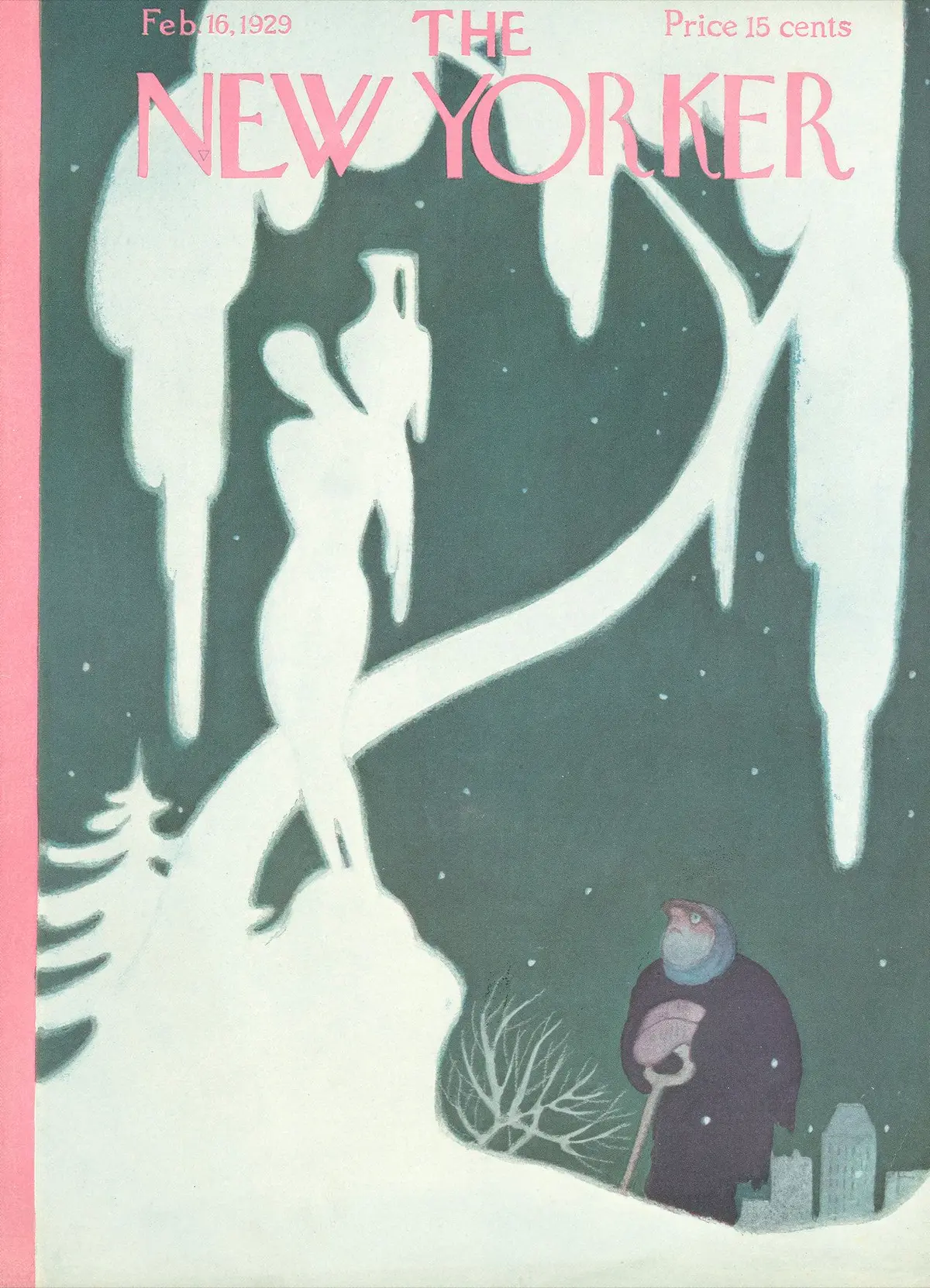 Обложка The New Yorker, 16 февраля 1929, художник Реа Ирвин