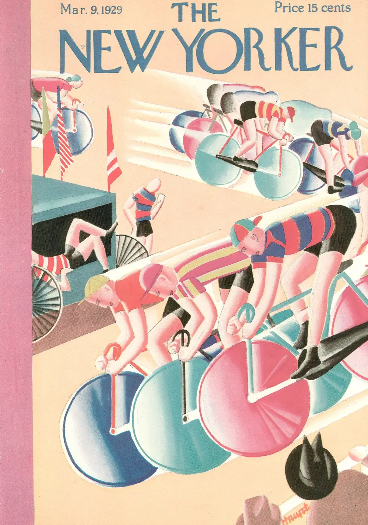 Обложка The New Yorker, 9 марта 1929, художник Теодор Г. Хаупт