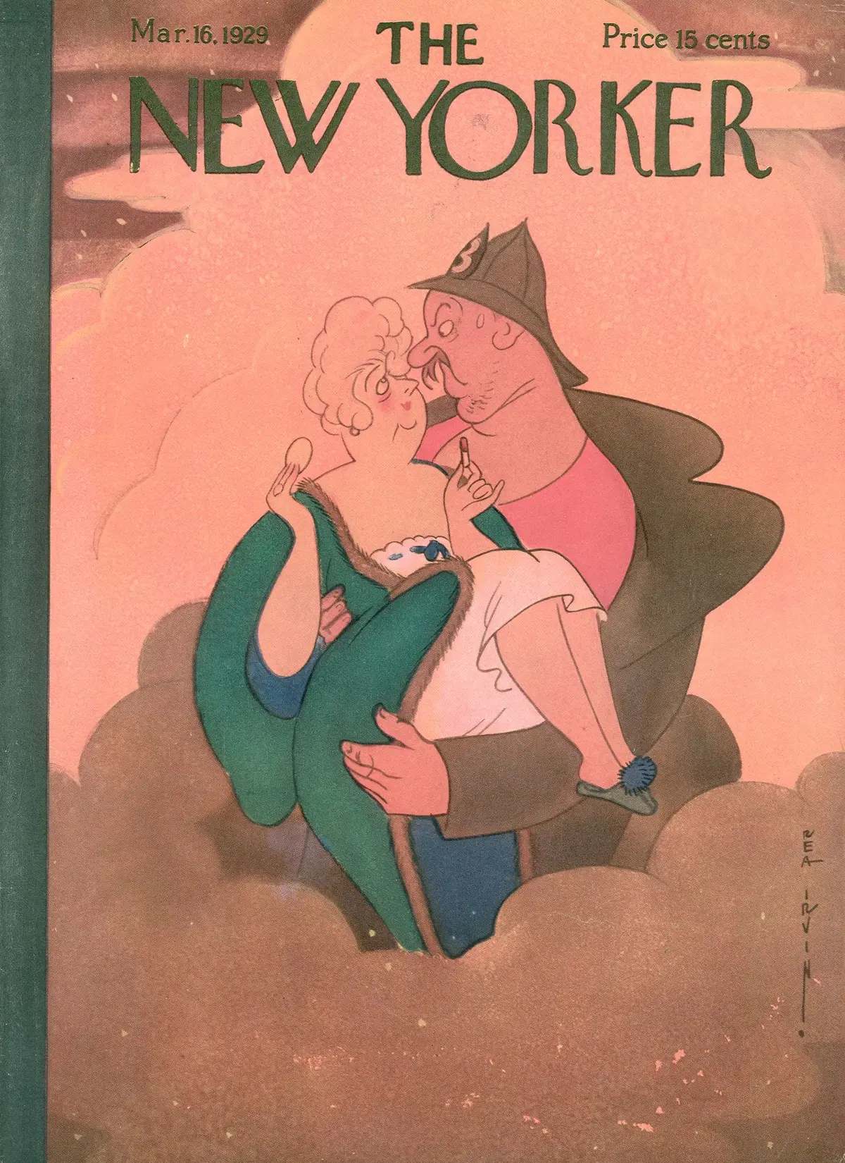Обложка The New Yorker, 16 марта 1929, художник Реа Ирвин