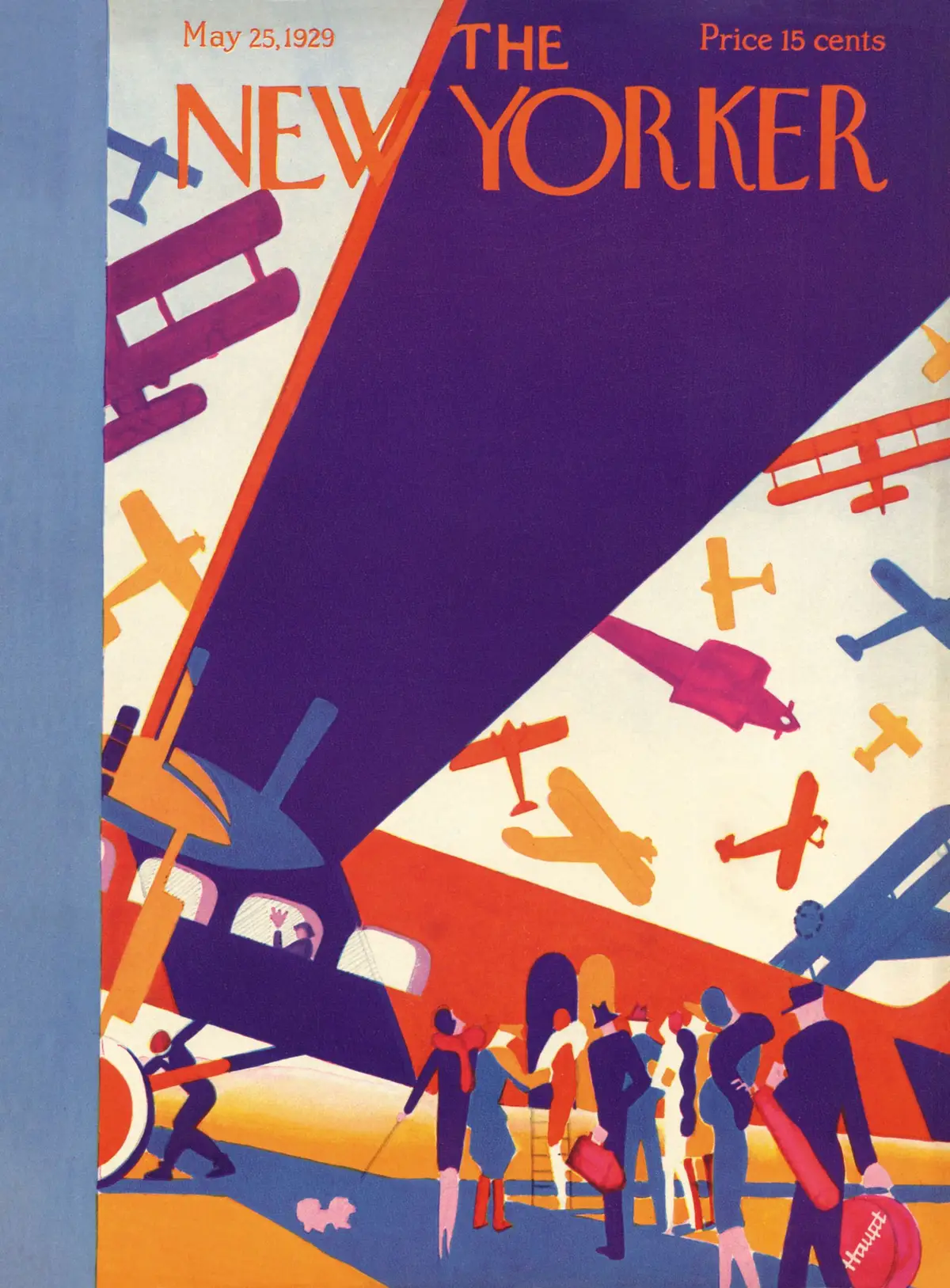 Обложка The New Yorker, 25 мая 1929, художник Теодор Г. Хаупт