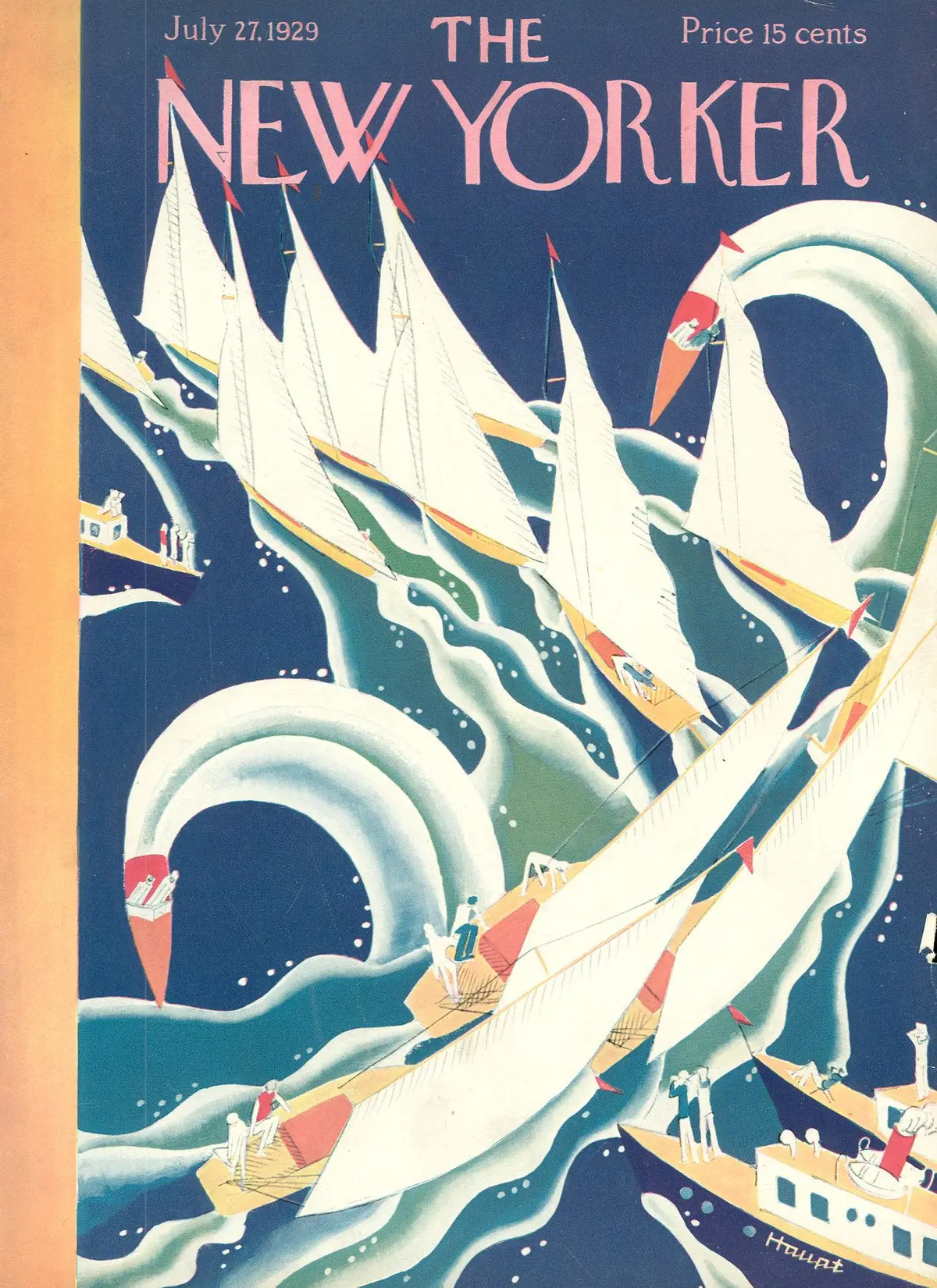Обложка The New Yorker, 27 июля 1929, художник И. Г. Хаупт