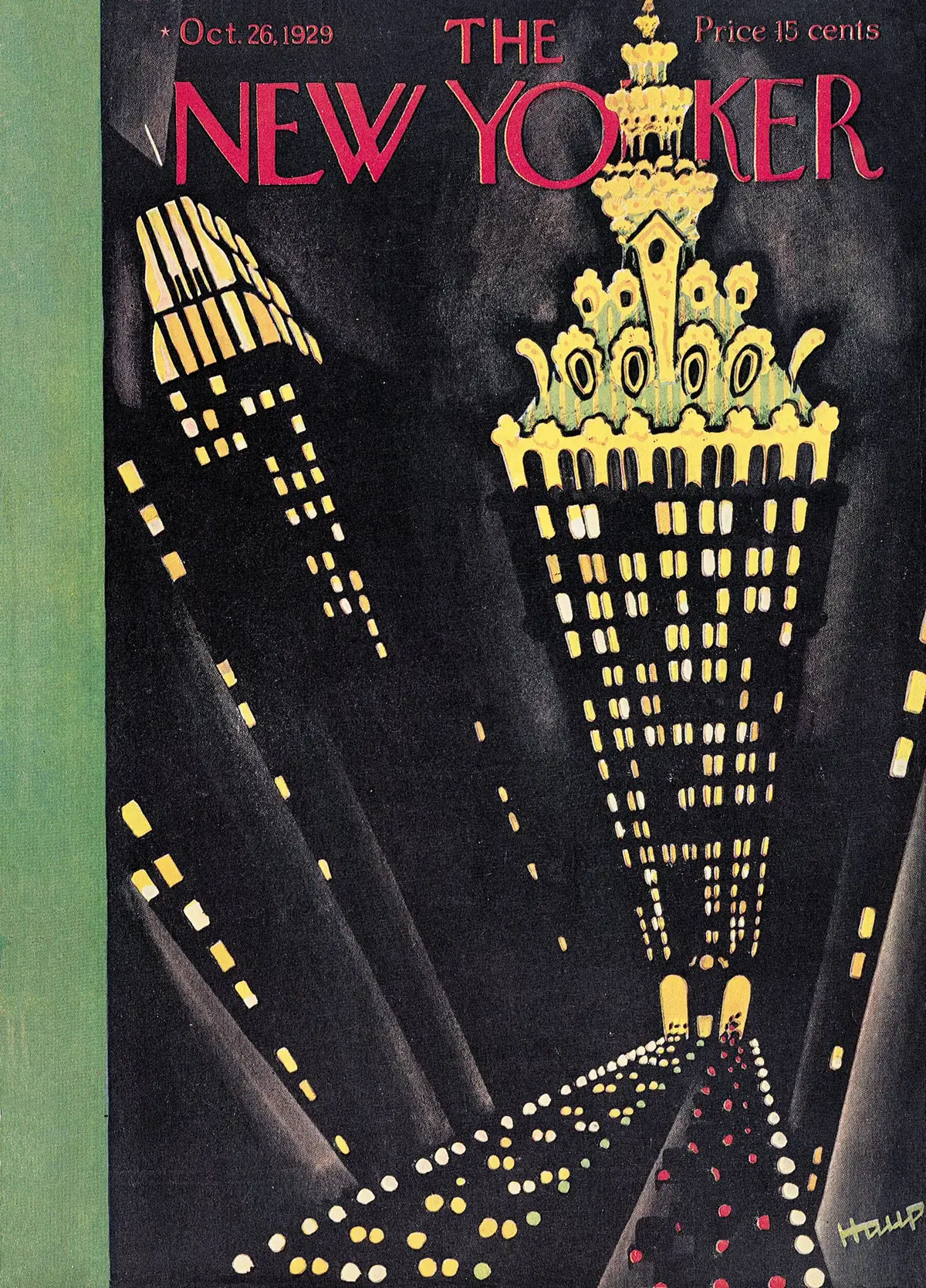 Обложка The New Yorker, 26 октября 1929, художник И. Г. Хаупт