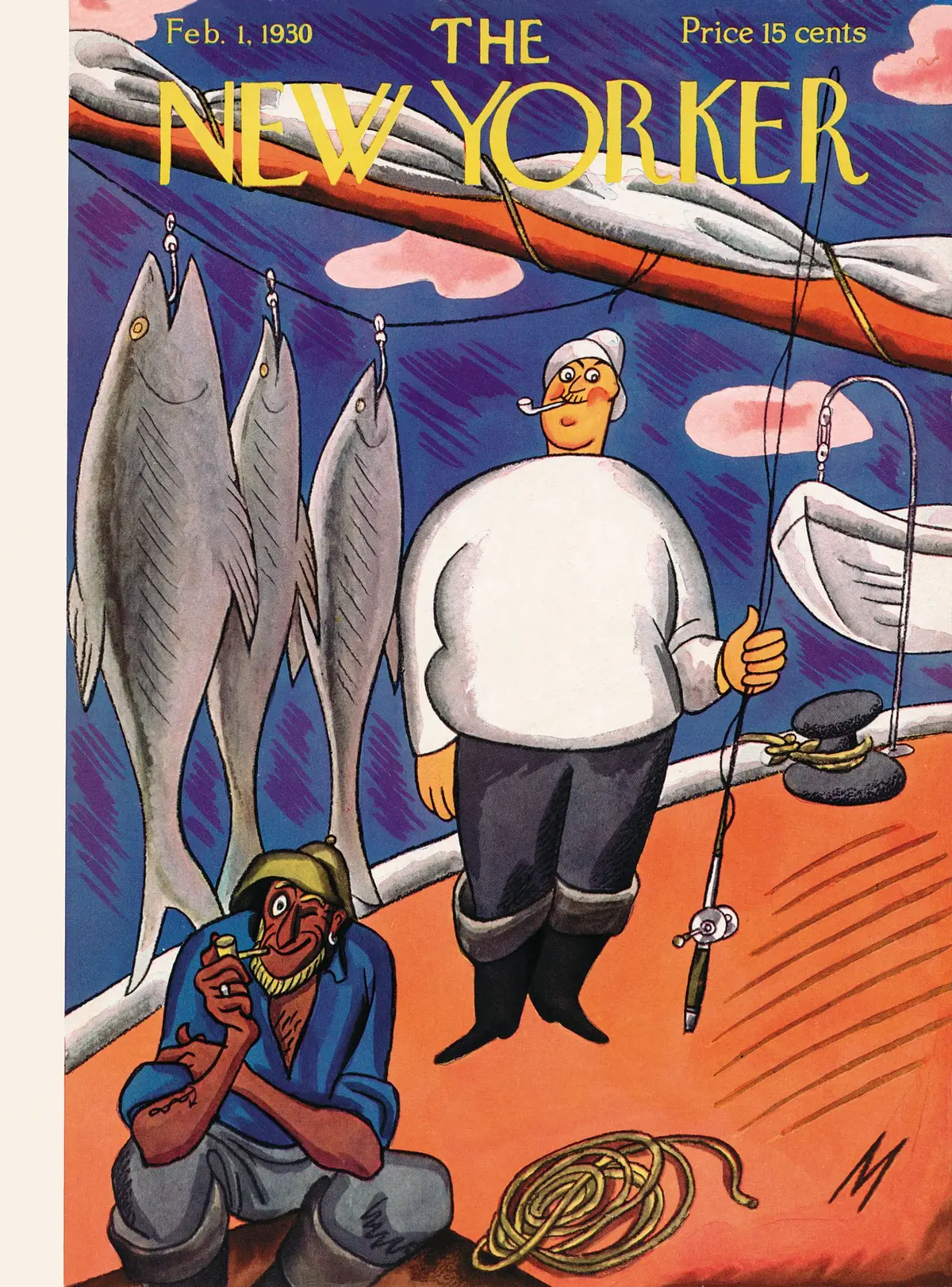 Обложка The New Yorker, 1 февраля 1930, художник Джулиан де Миски