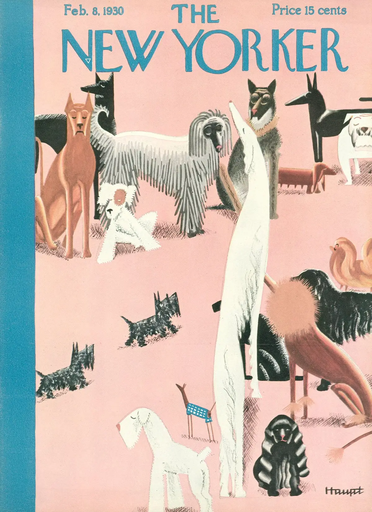 Обложка The New Yorker, 8 февраля 1930, художник Теодор Г. Хаупт