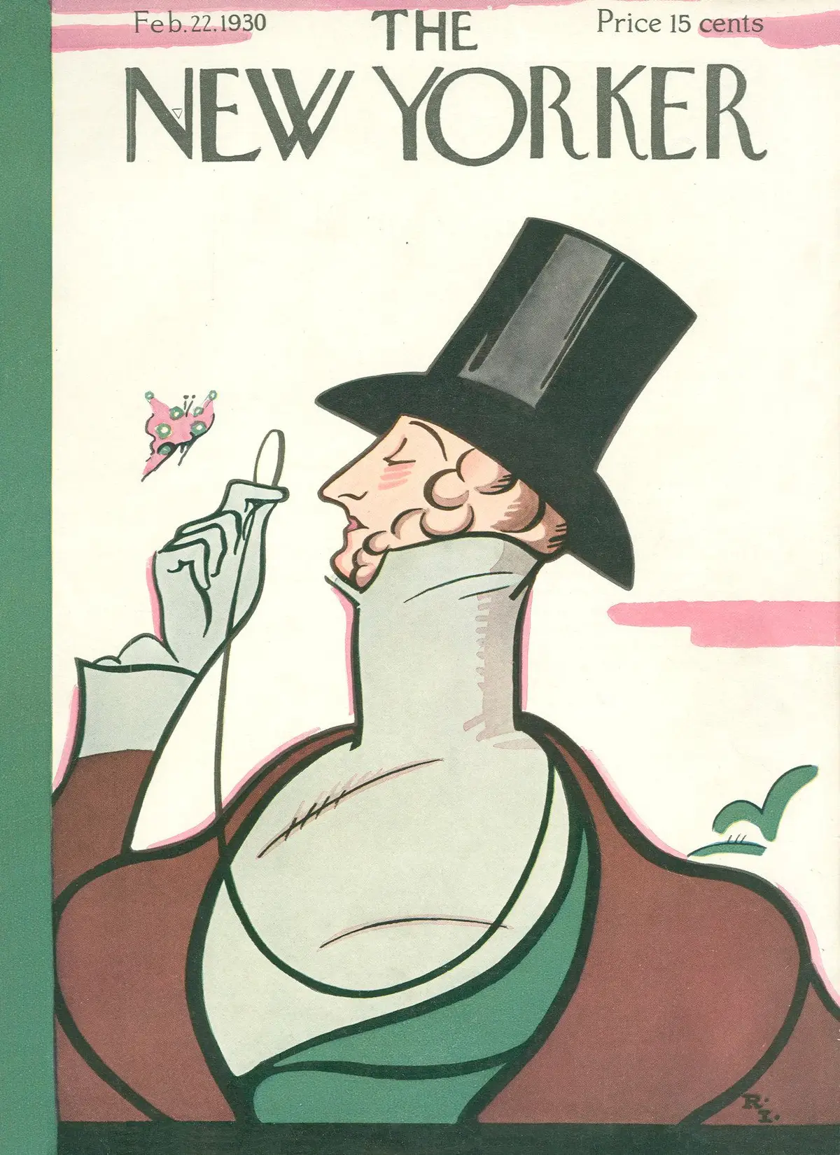 Обложка The New Yorker, 22 февраля 1930, художник Реа Ирвин
