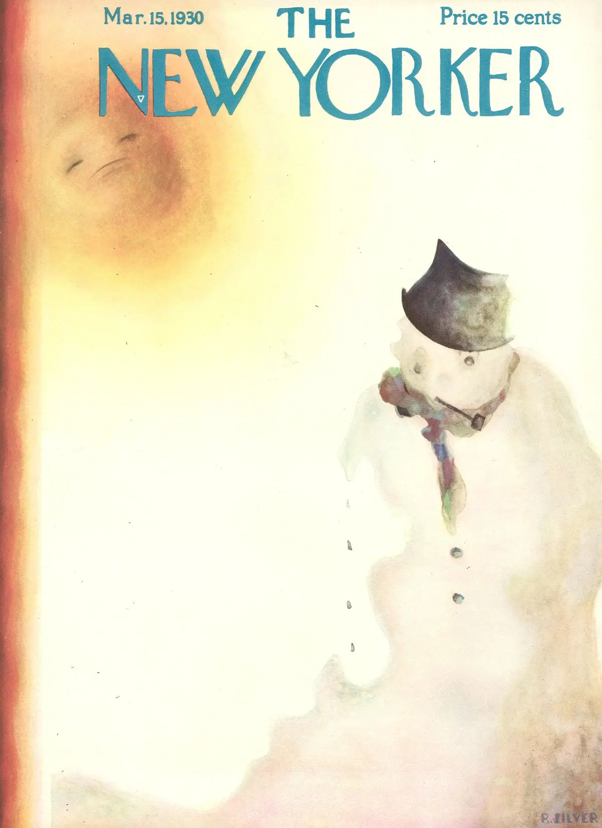Обложка The New Yorker, 15 марта 1930, художник Роуз Сильвер
