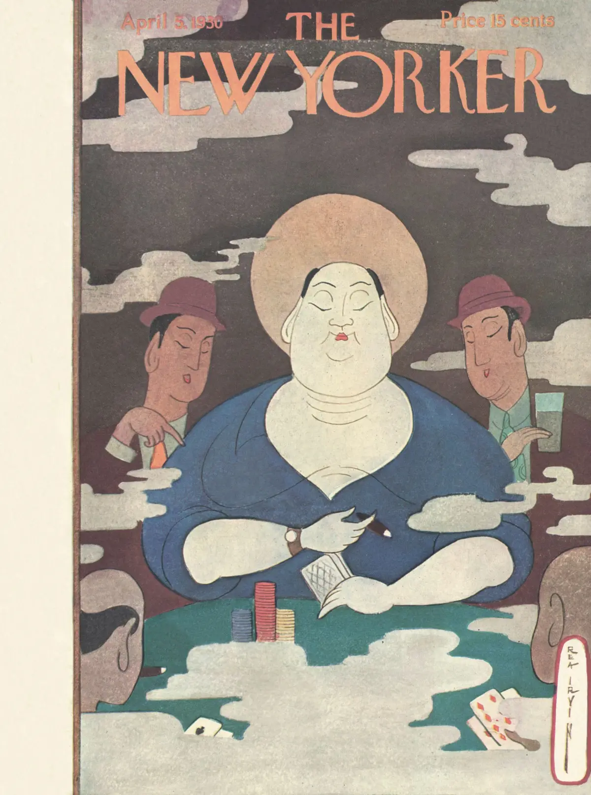 Обложка The New Yorker, 5 апреля 1930, художник Реа Ирвин