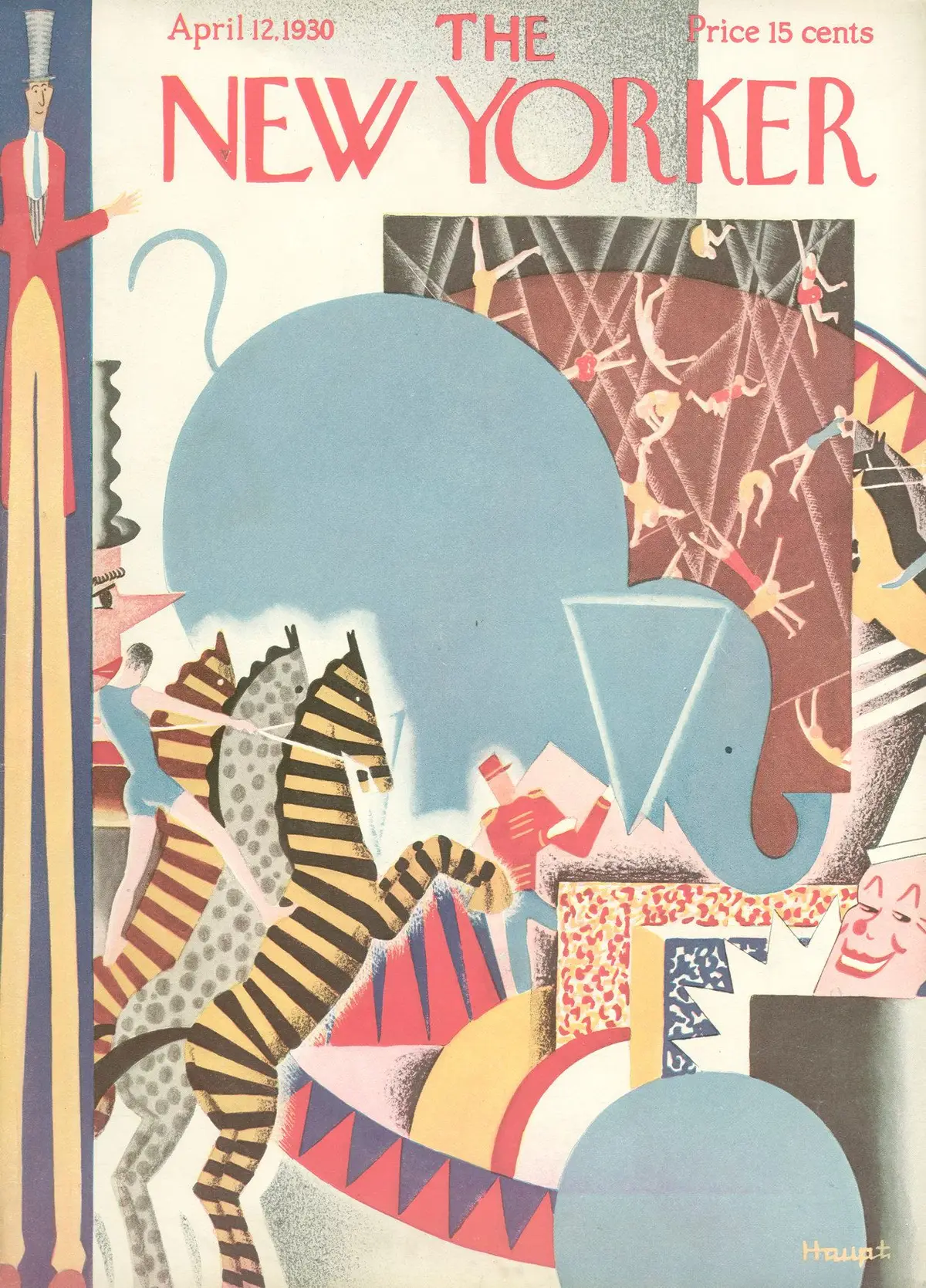 Обложка The New Yorker, 12 апреля 1930, художник И. Г. Хаупт