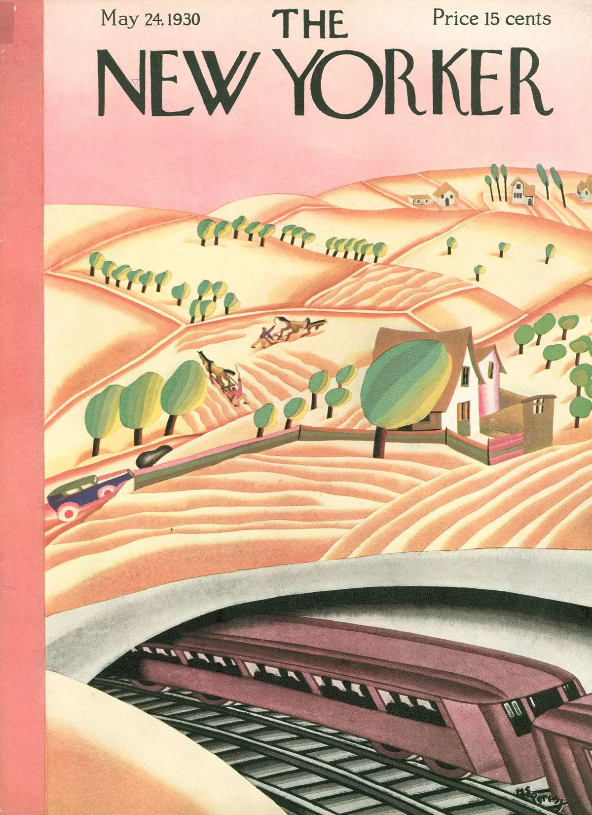 Обложка The New Yorker, 24 мая 1930, художник Мэделин С. Перени