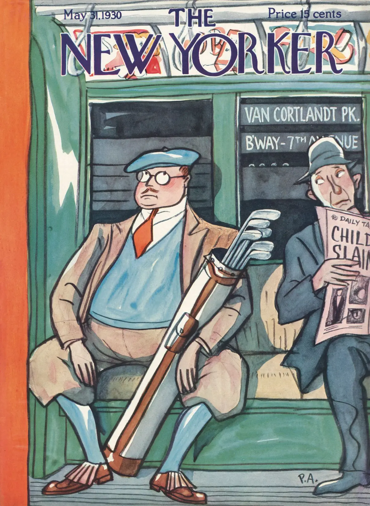 Обложка The New Yorker, 31 мая 1930, художник Питер Арно