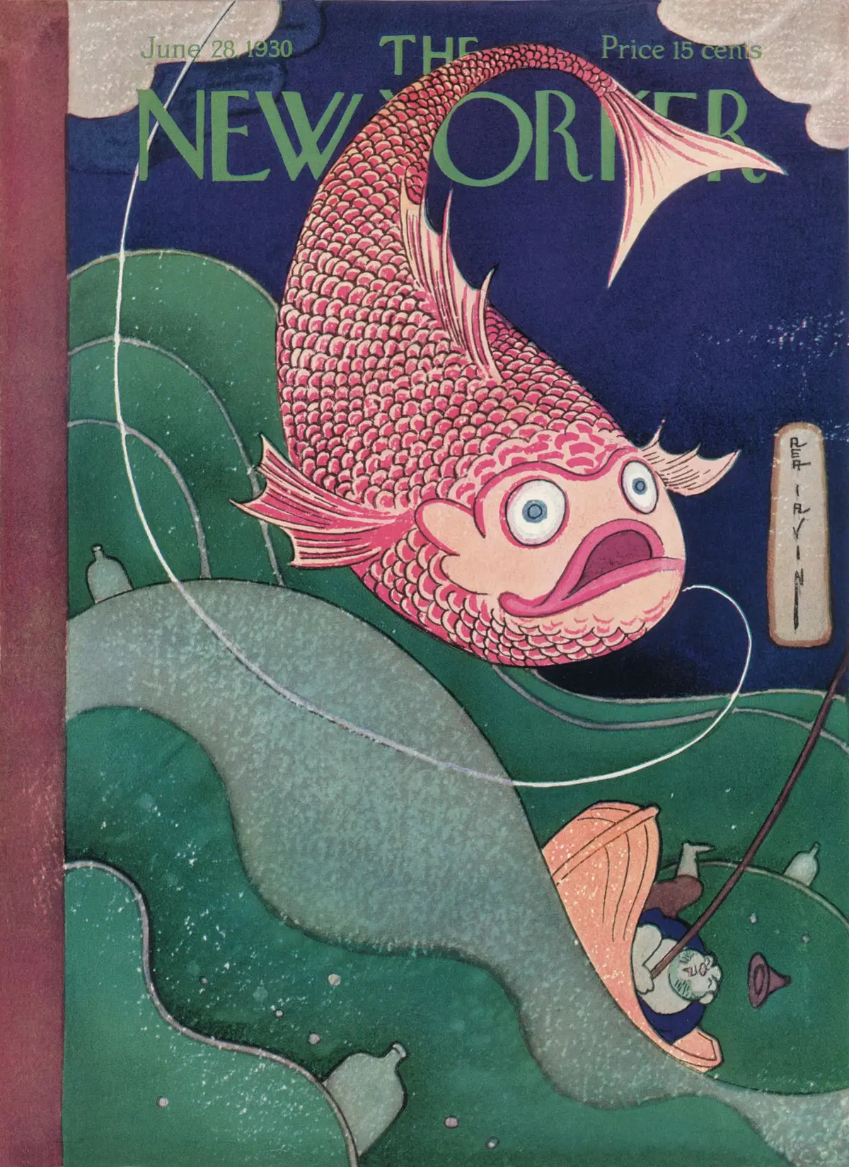 Обложка The New Yorker, 28 июня 1930, художник Реа Ирвин