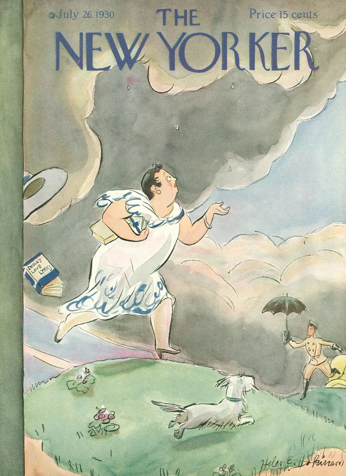 Обложка The New Yorker, 26 июля 1930, художник Хелен Э. Хокинсон
