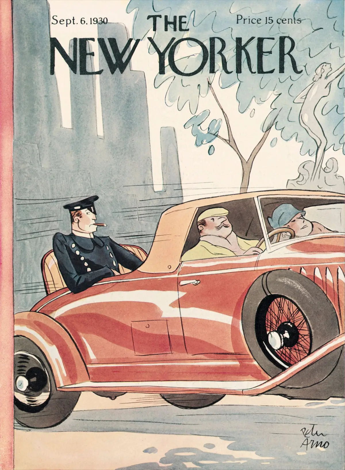 Обложка The New Yorker, 6 сентября 1930, художник Питер Арно