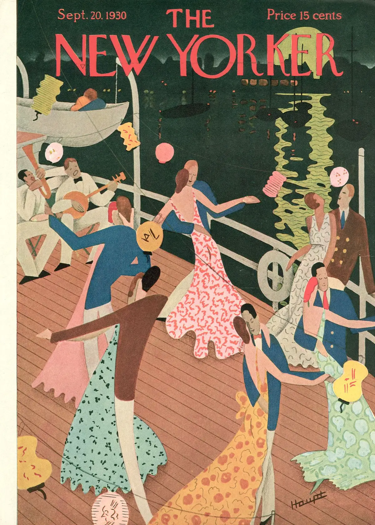 Обложка The New Yorker, 20 сентября 1930, художник И. Г. Хаупт