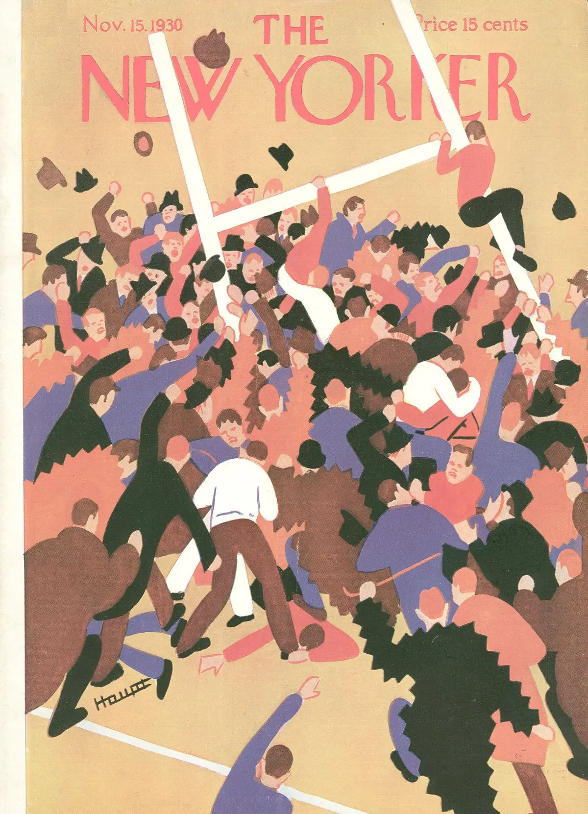Обложка The New Yorker, 15 ноября 1930, художник И. Г. Хаупт