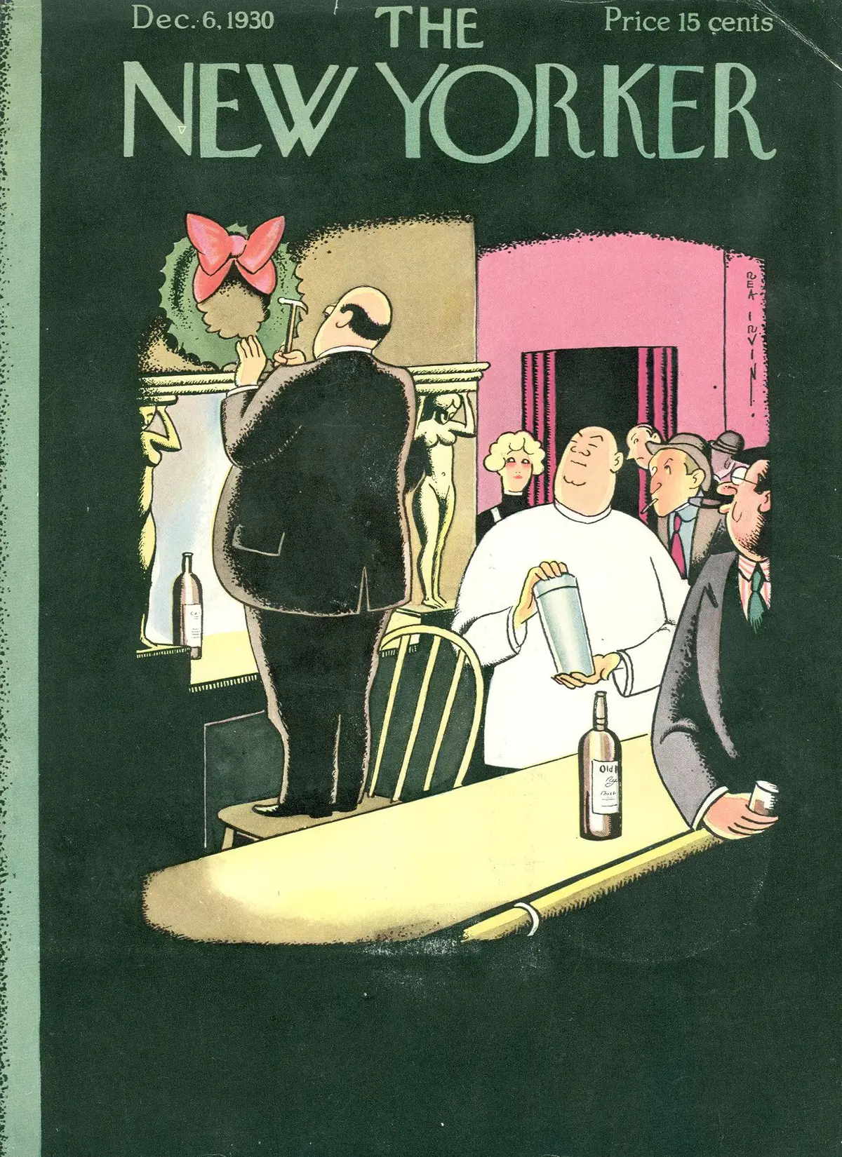 Обложка The New Yorker, 6 декабря 1930, художник Реа Ирвин
