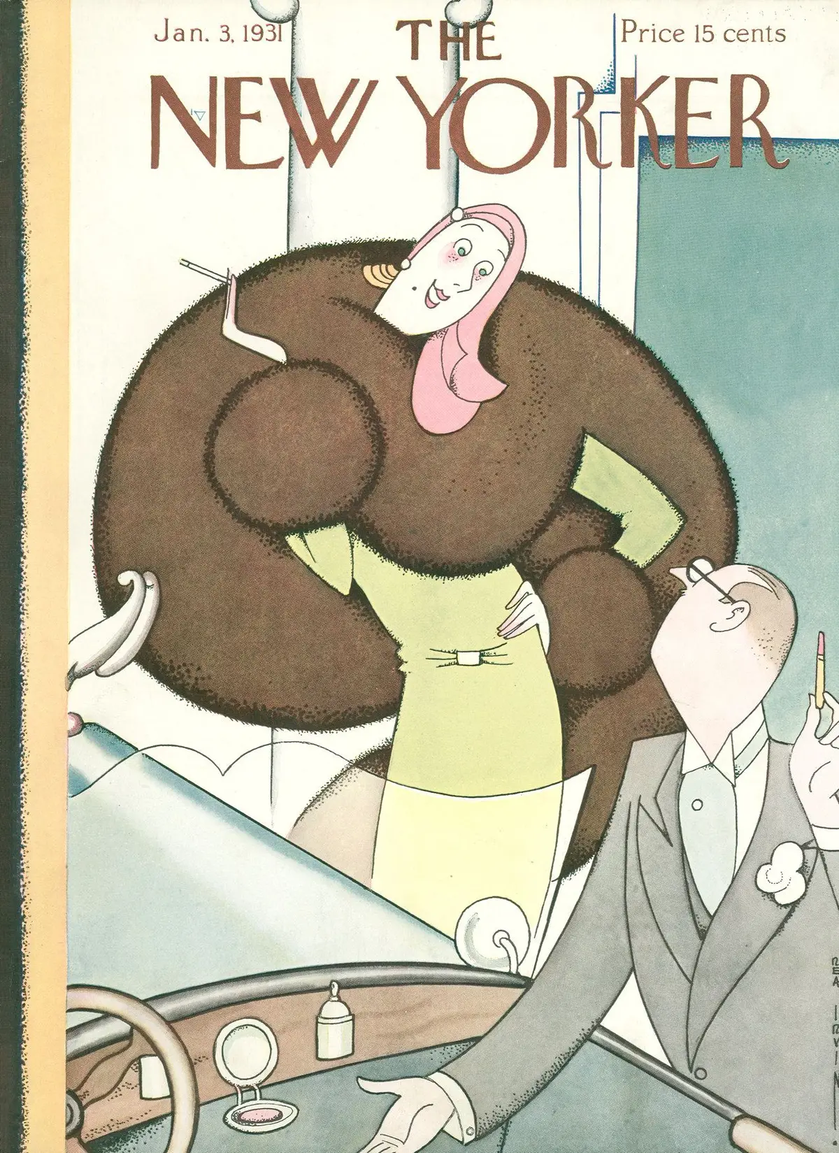 Обложка The New Yorker, 3 января 1931, художник Реа Ирвин