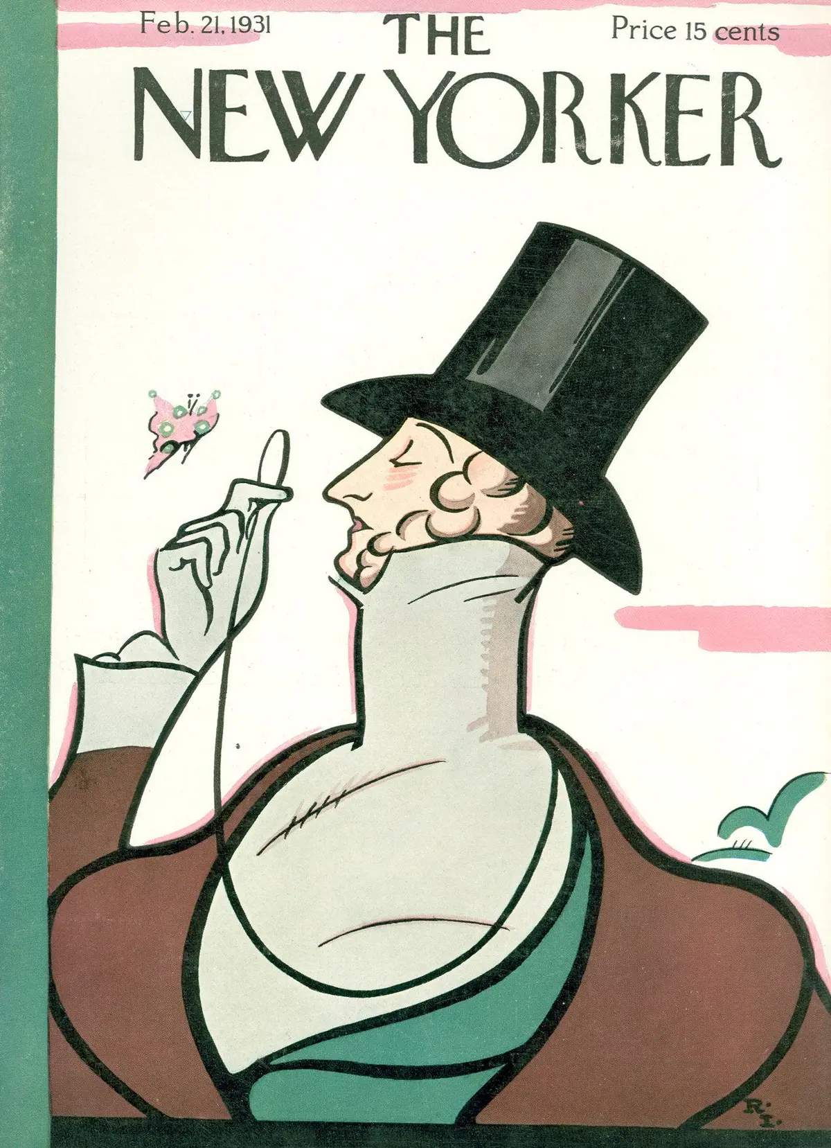 Обложка The New Yorker, 21 февраля 1931, художник Реа Ирвин