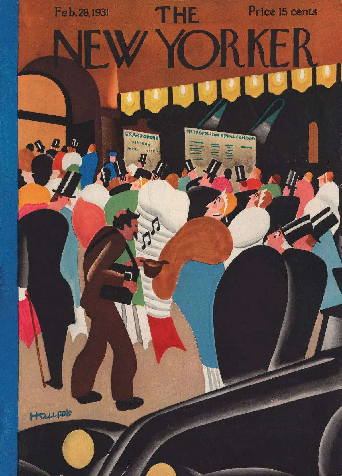 Обложка The New Yorker, 28 февраля 1931, художник И. Г. Хаупт