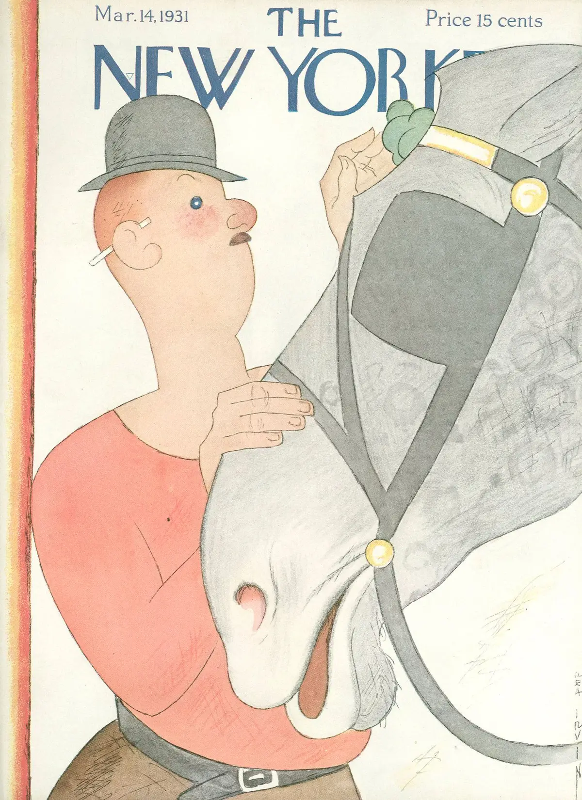 Обложка The New Yorker, 14 марта 1931, художник Реа Ирвин