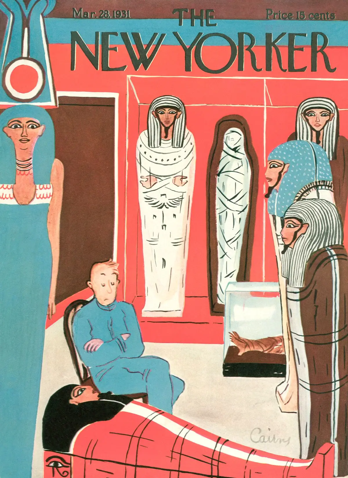 Обложка The New Yorker, 28 марта 1931, художник Рут Кернс