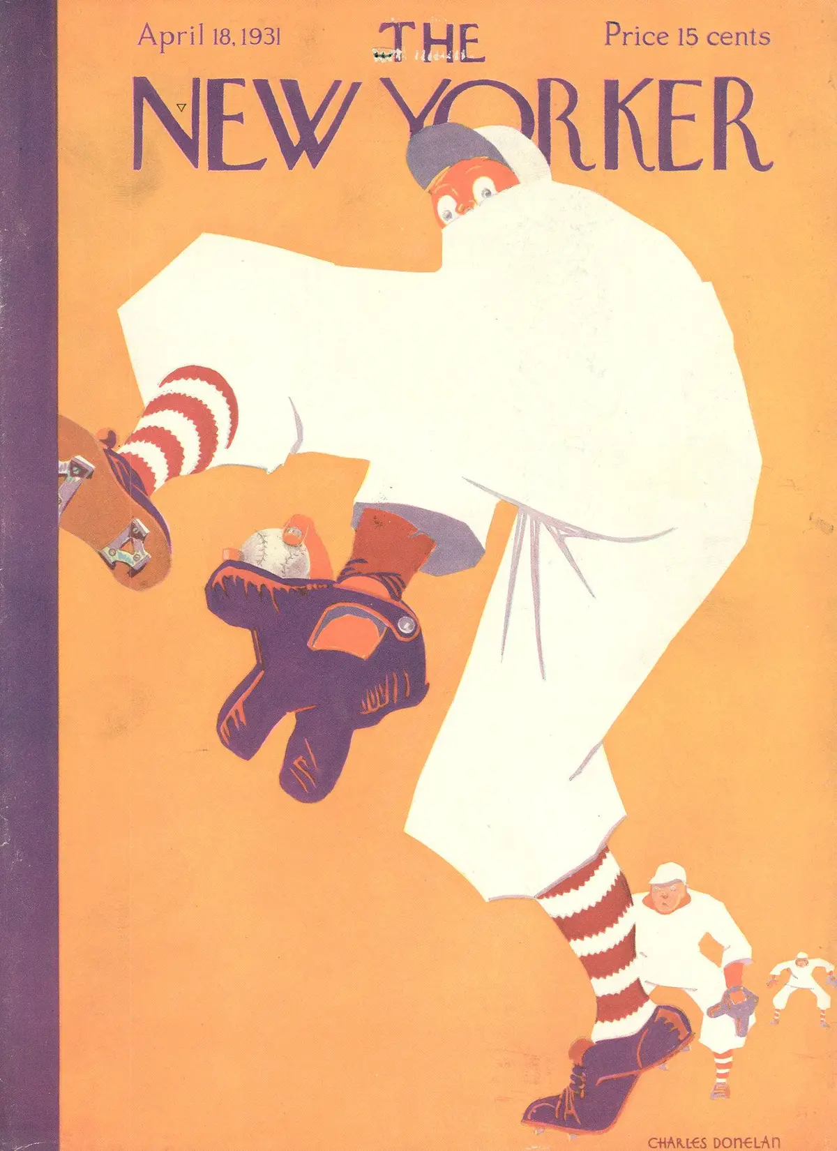 Обложка The New Yorker, 18 апреля 1931, художник Чарльз Донелан