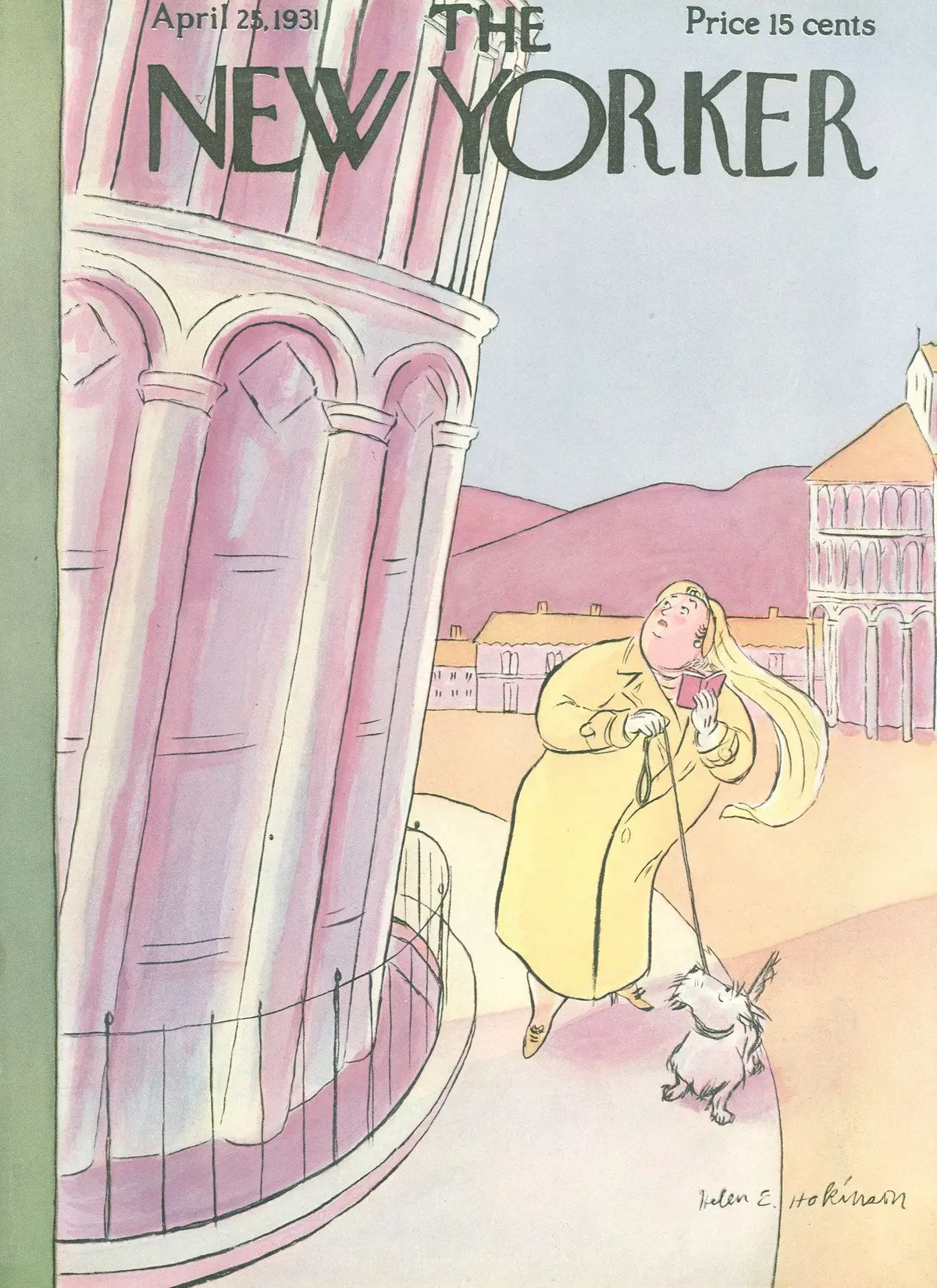 Обложка The New Yorker, 25 апреля 1931, художник Хелен Э. Хокинсон