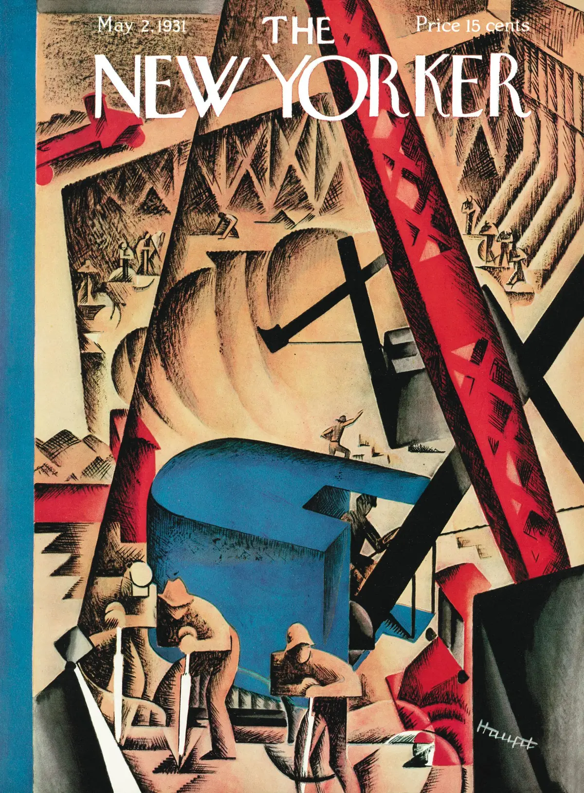 Обложка The New Yorker, 2 мая 1931, художник И. Г. Хаупт