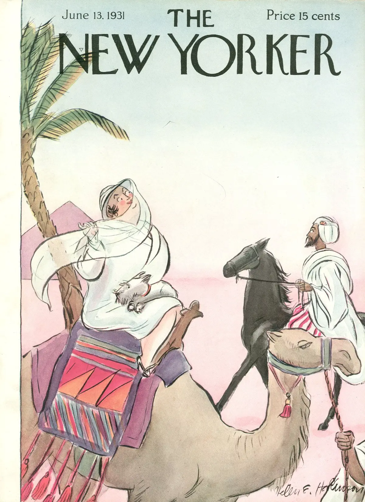 Обложка The New Yorker, 13 июня 1931, художник Хелен Э. Хокинсон