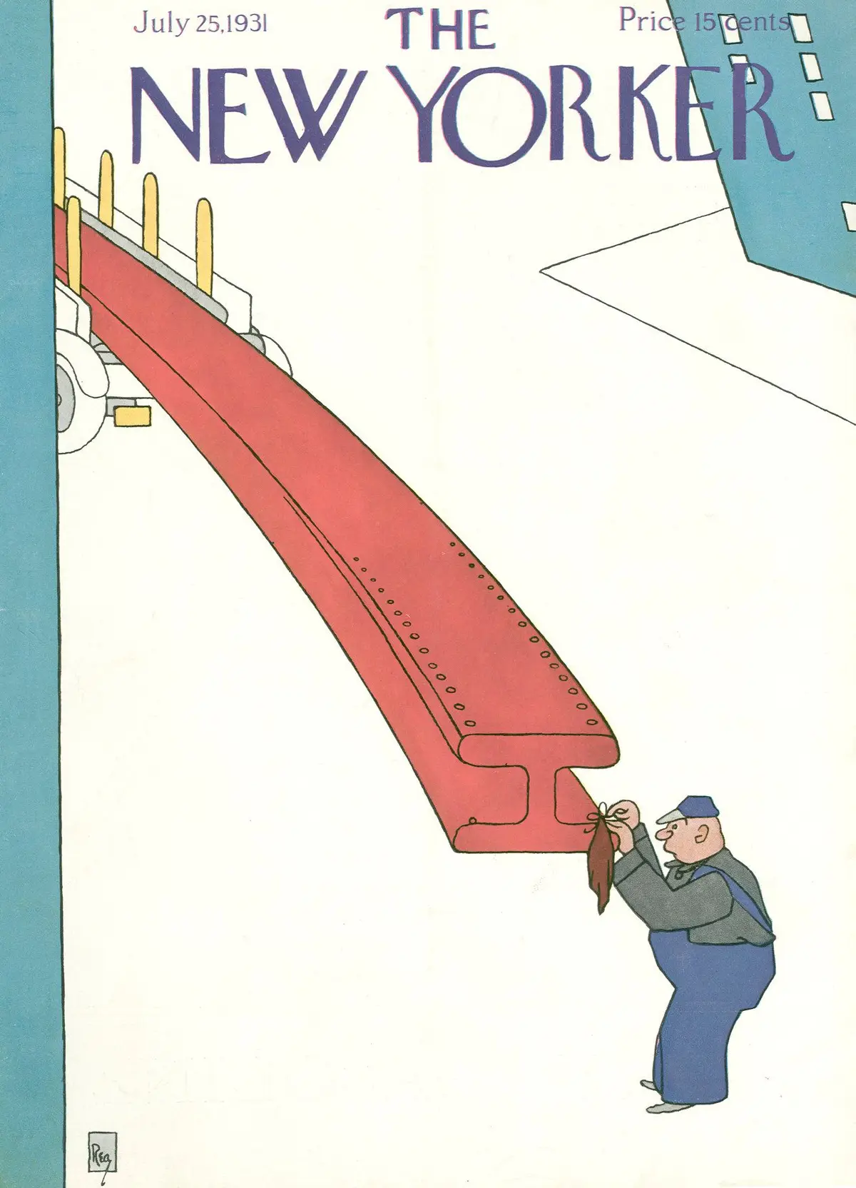 Обложка The New Yorker, 25 июля 1931, художник Гарднер Ри