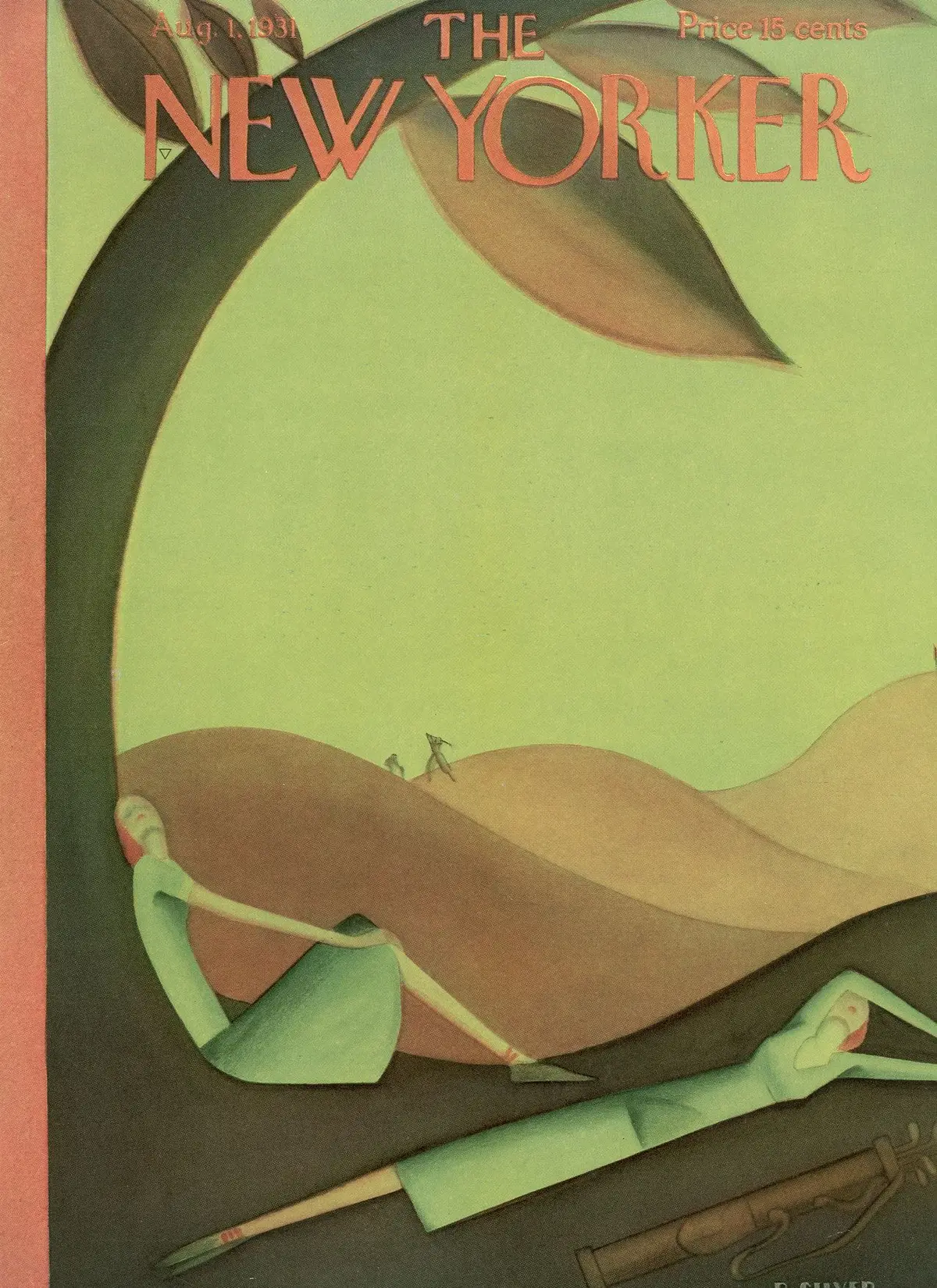 Обложка The New Yorker, 1 августа 1931, художник Роуз Сильвер