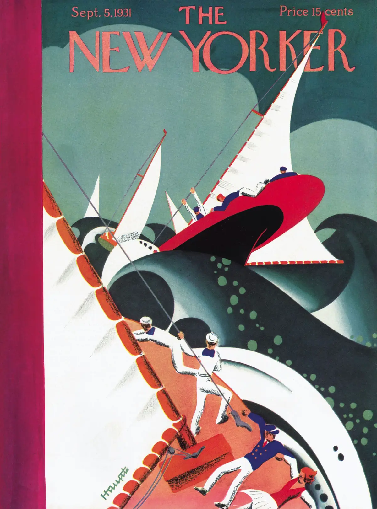 Обложка The New Yorker, 5 сентября 1931, художник Теодор Г. Хаупт