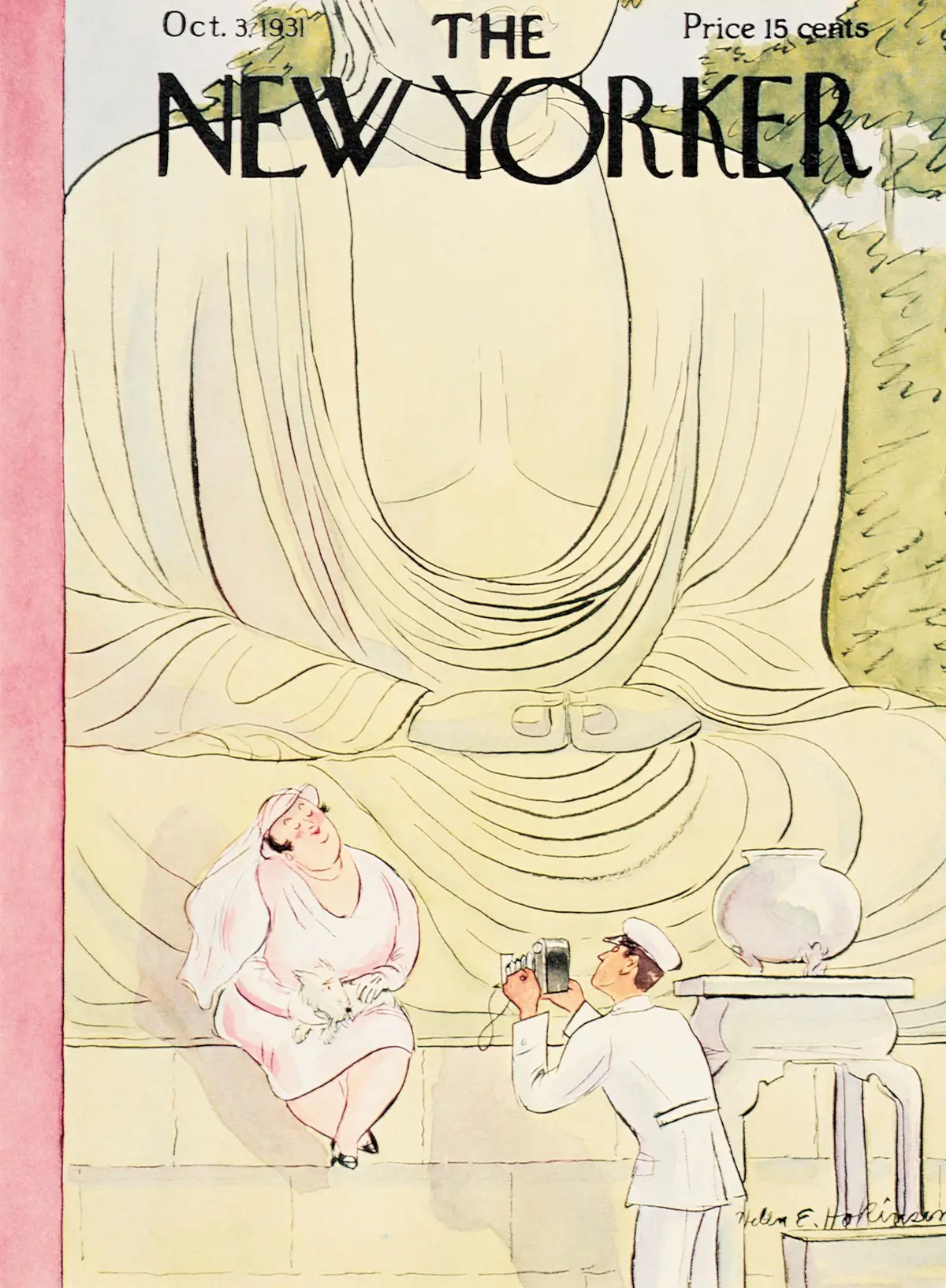 Обложка The New Yorker, 3 октября 1931, художник Хелен Э. Хокинсон