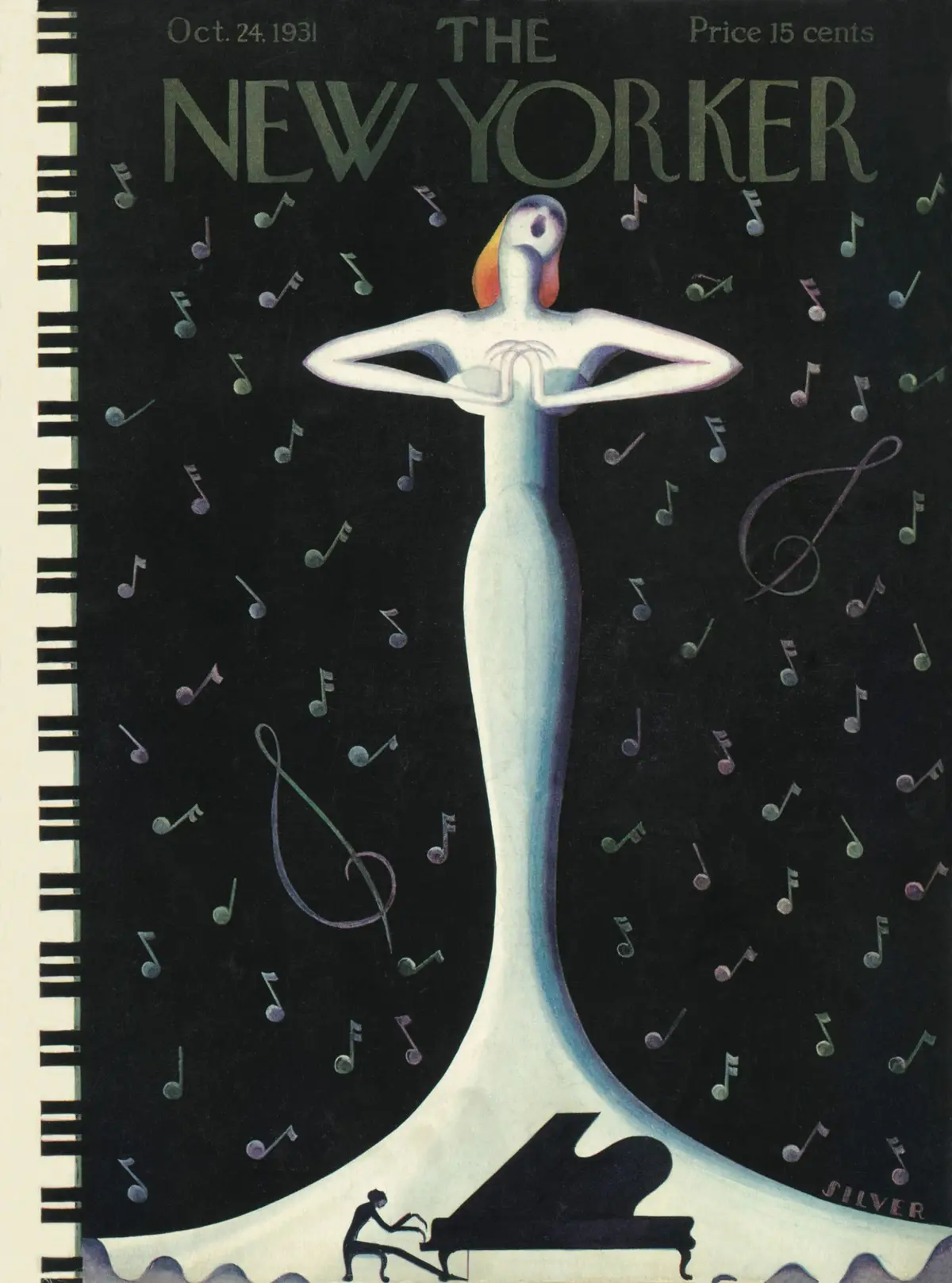 Обложка The New Yorker, 24 октября 1931, художник Роуз Сильвер