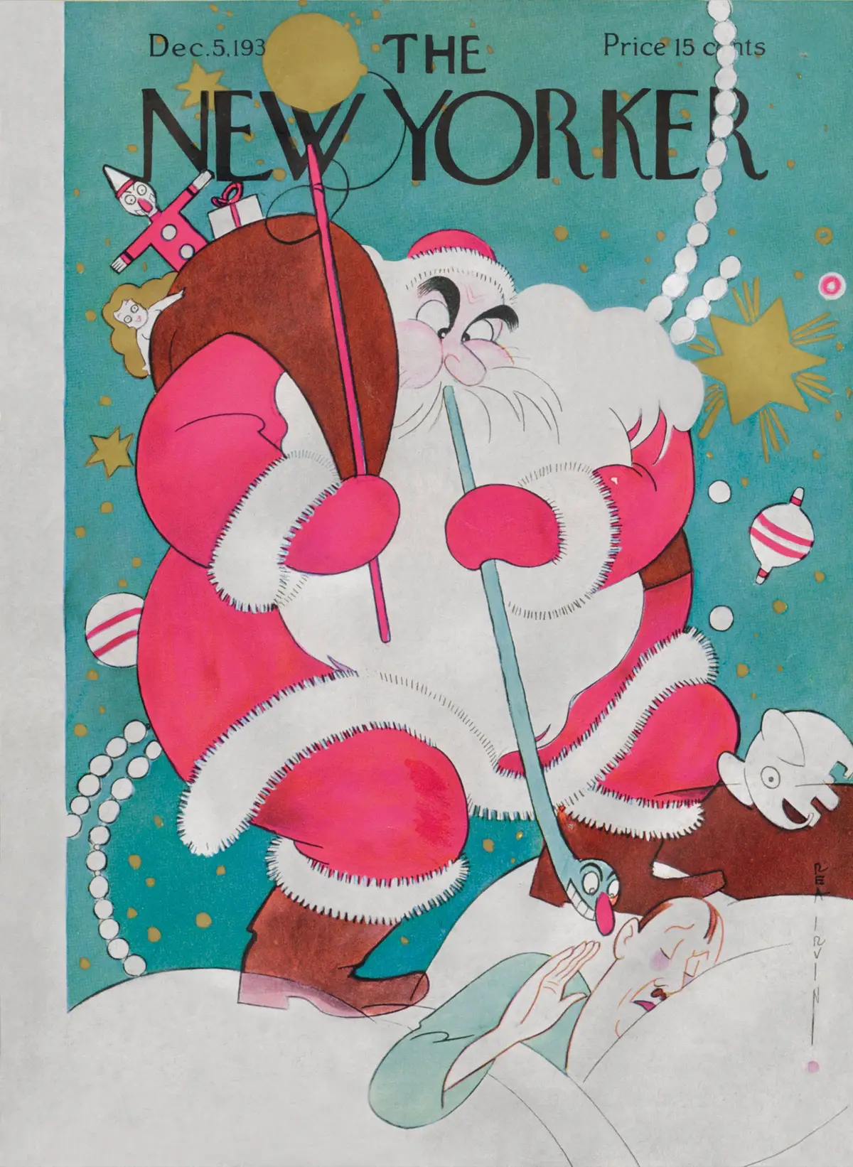 Обложка The New Yorker, 5 декабря 1931, художник Реа Ирвин
