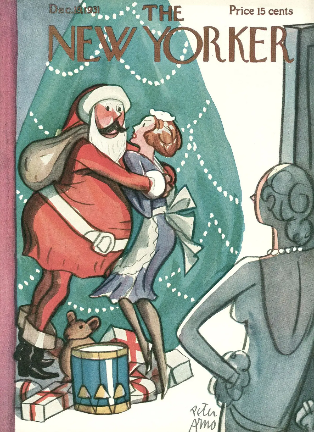 Обложка The New Yorker, 19 декабря 1931, художник Питер Арно