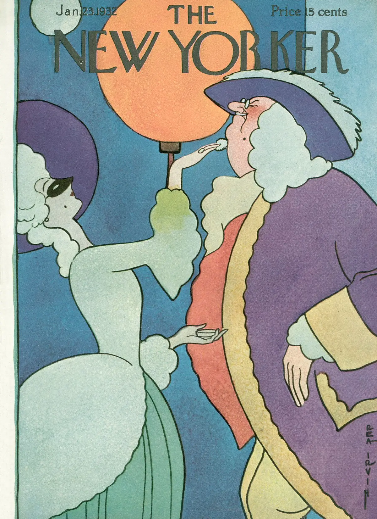 Обложка The New Yorker, 23 января 1932, художник Реа Ирвин