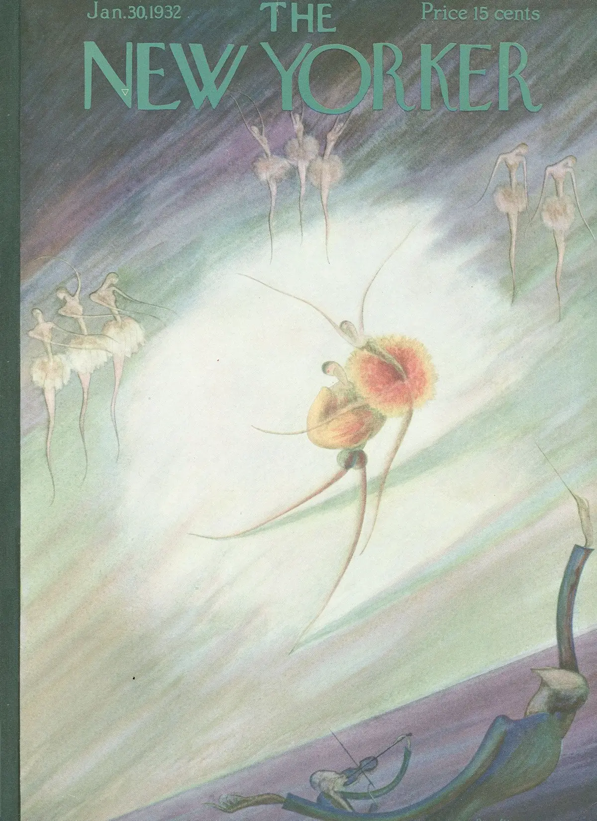 Обложка The New Yorker, 30 января 1932, художник Роуз Сильвер