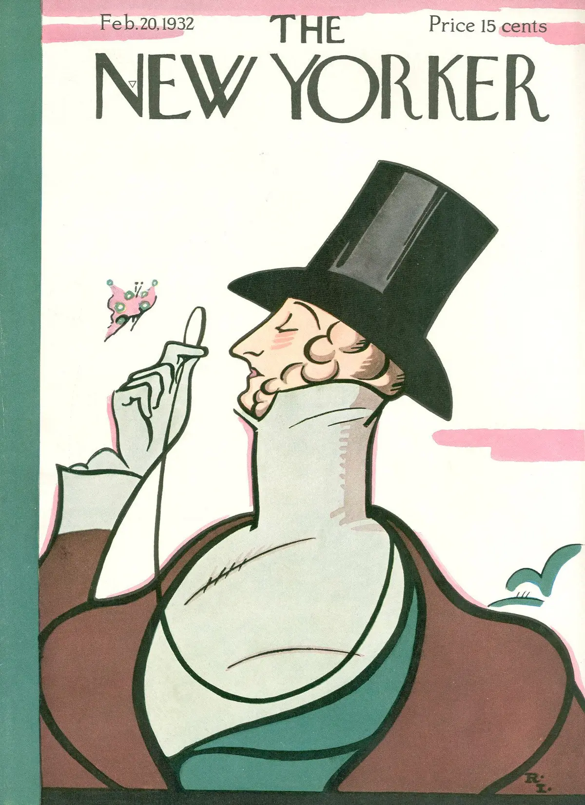 Обложка The New Yorker, 20 февраля 1932, художник Реа Ирвин