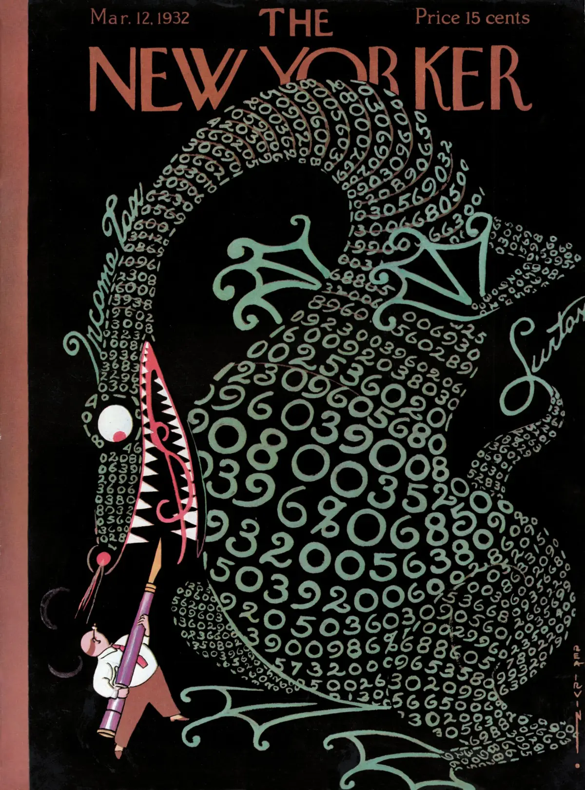 Обложка The New Yorker, 12 марта 1932, художник Реа Ирвин