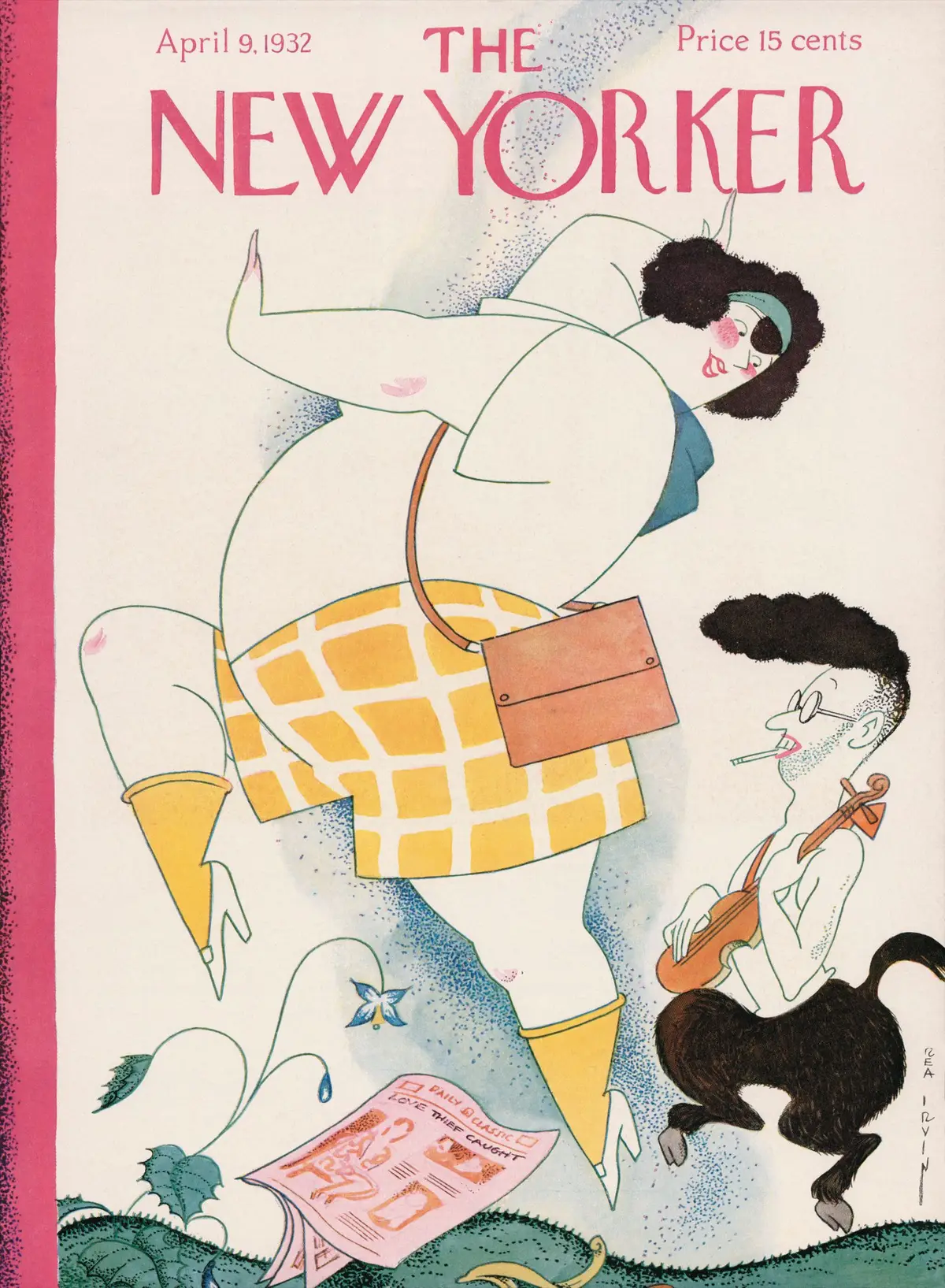 Обложка The New Yorker, 9 апреля 1932, художник Реа Ирвин